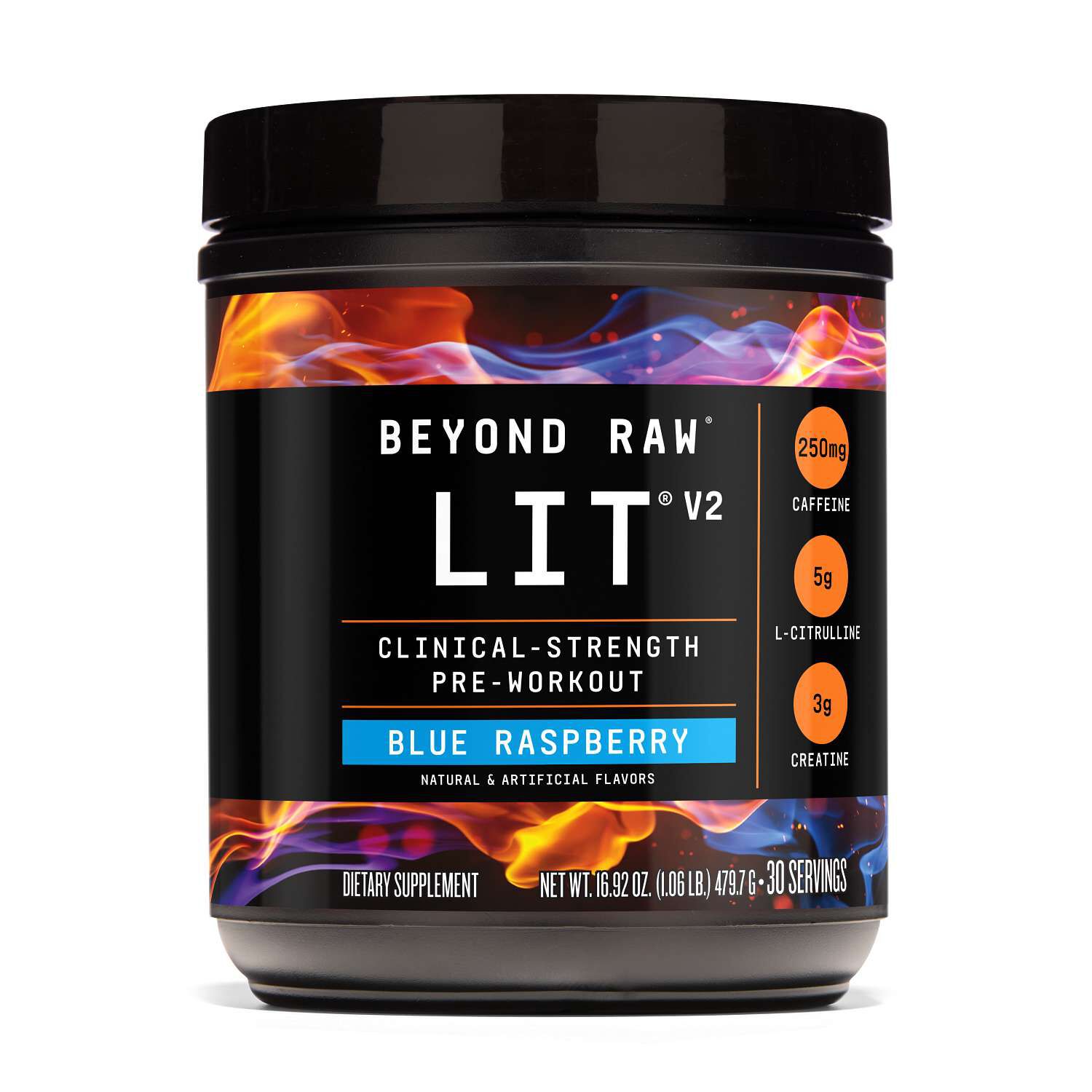 LIT V2 Pre-Workout - Blue Raspberry (30 Servings) Blue Raspberry | GNC