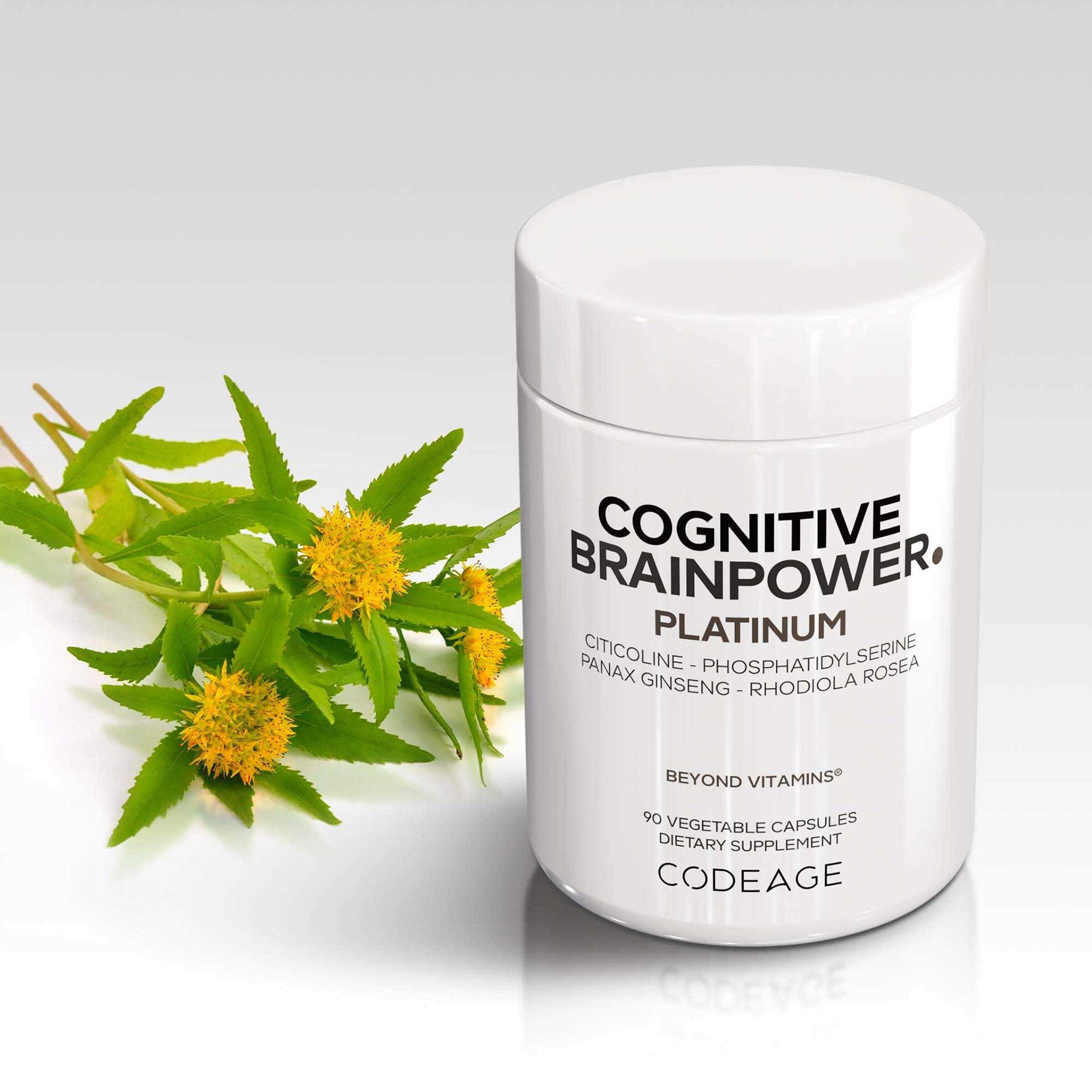 Codeage - Cognitive Brainpower - 90 Vegetable Capsules (30