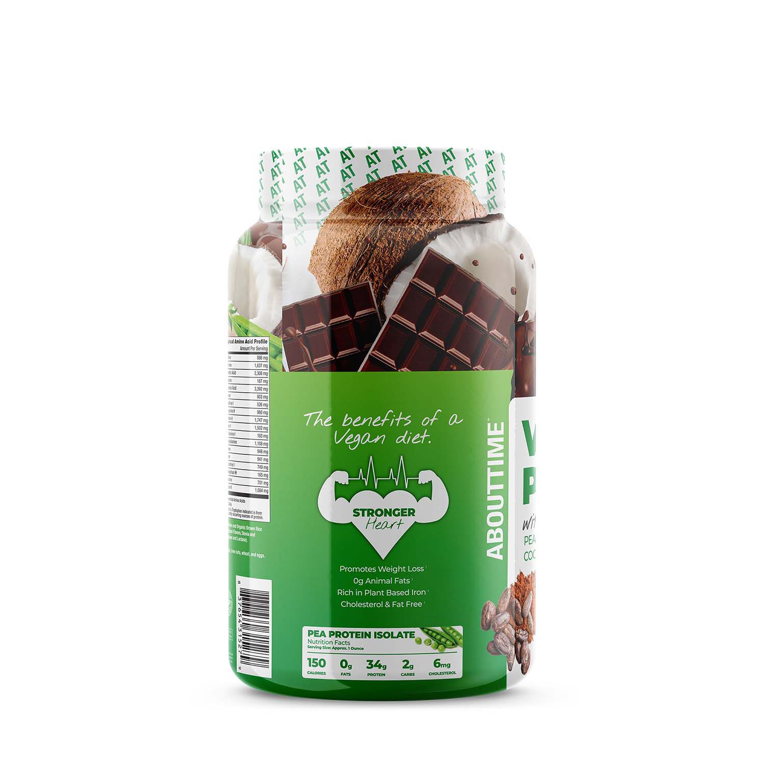 Vegan Protein - Natural Chocolate (32 Servings) Chocolate | GNC