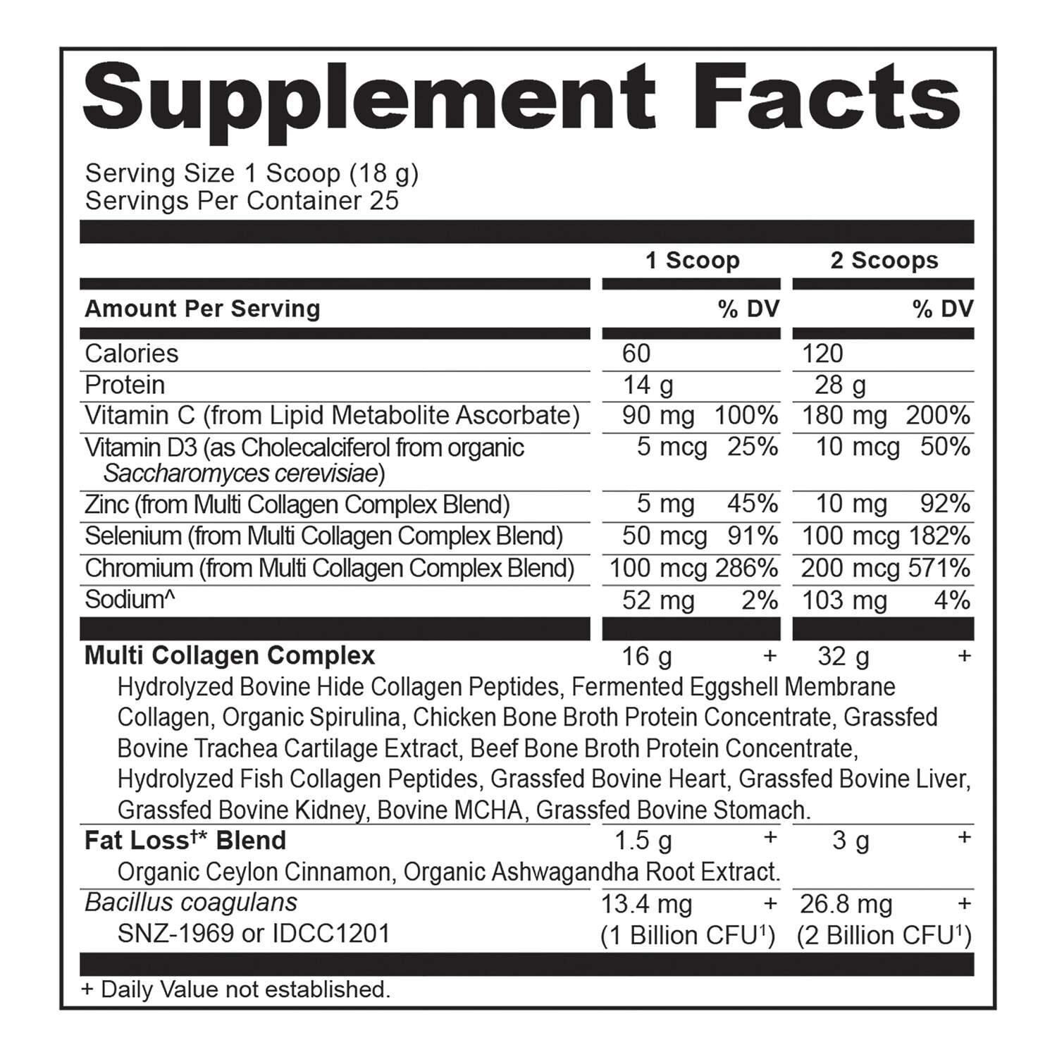 Multi Collagen Advanced - Cinnamon (25 Servings)