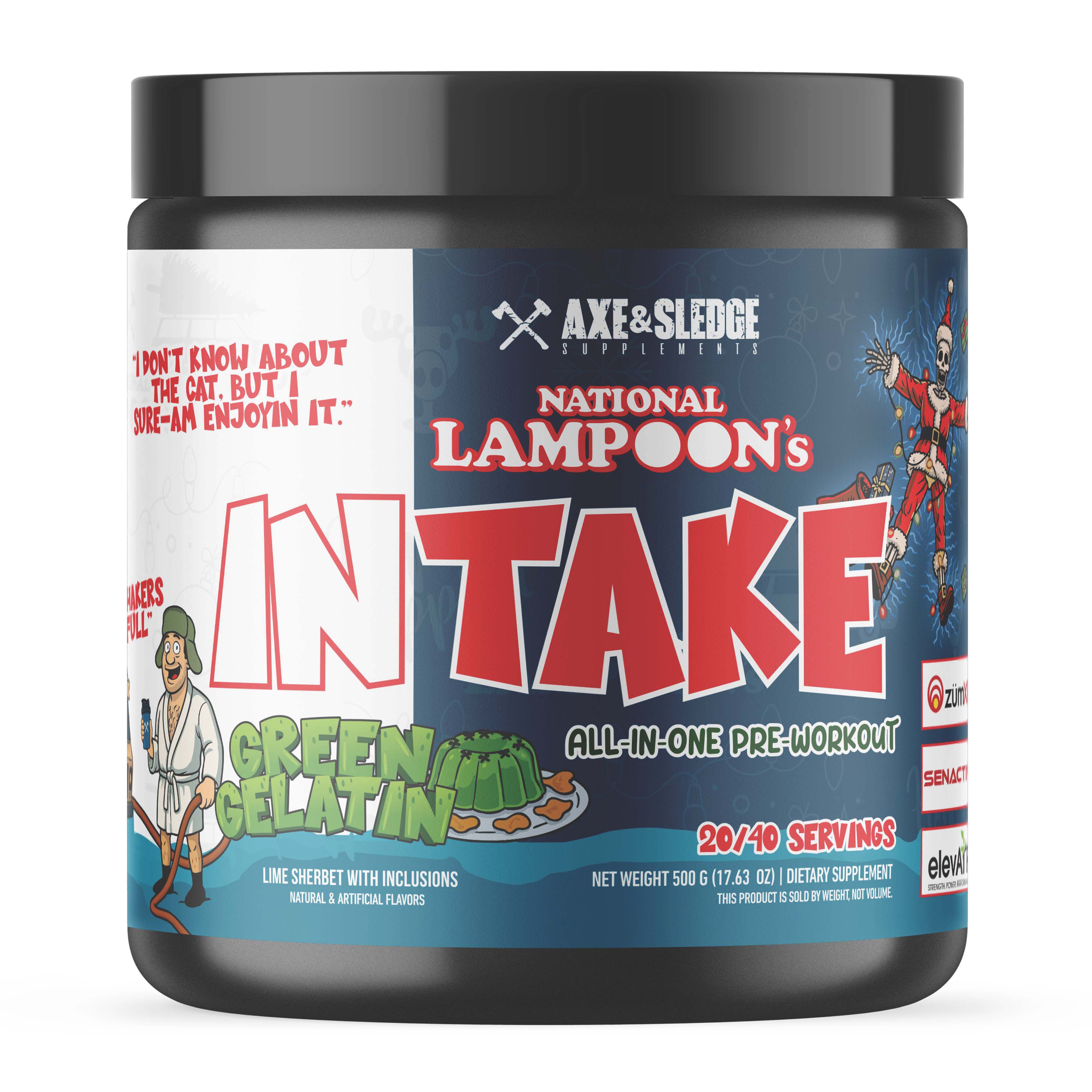 Intake All-In-One Pre-Workout - Green Gelatin (20/40 Servings)