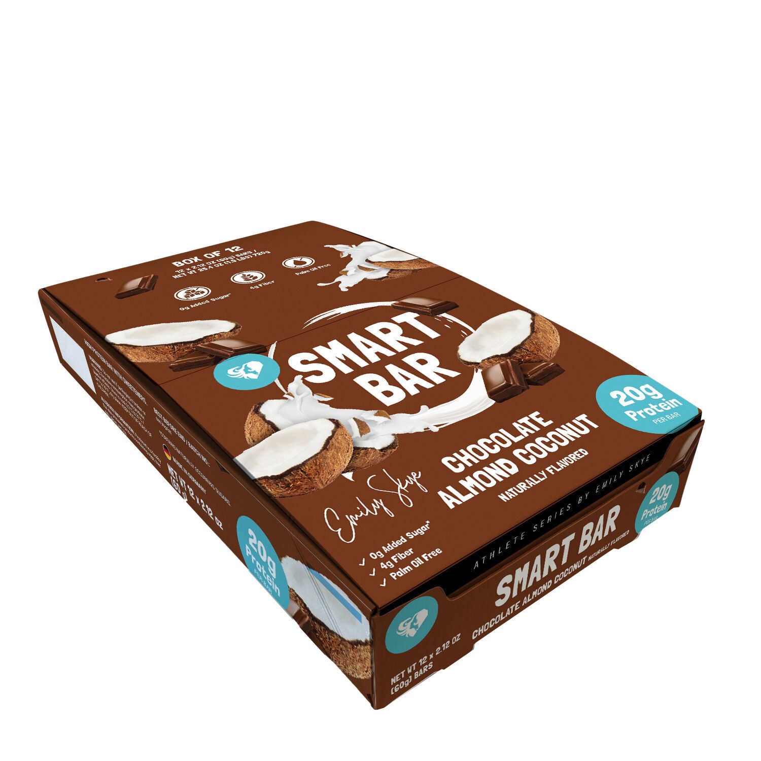 Womens Best Smart Bar Protein Bar Chocolate Almond Coconut Box