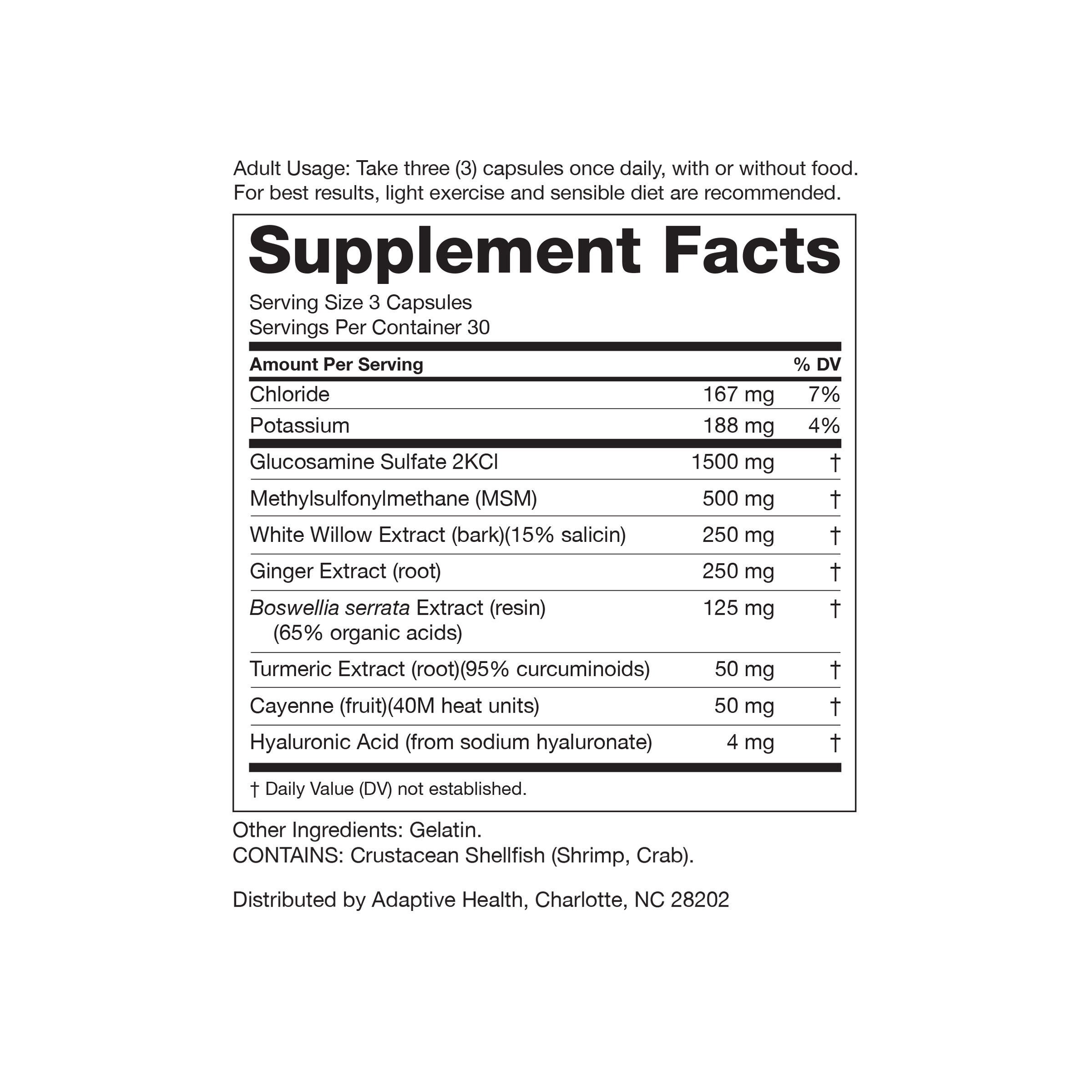 Joint Health - 90 Capsules (30 Servings)  | GNC