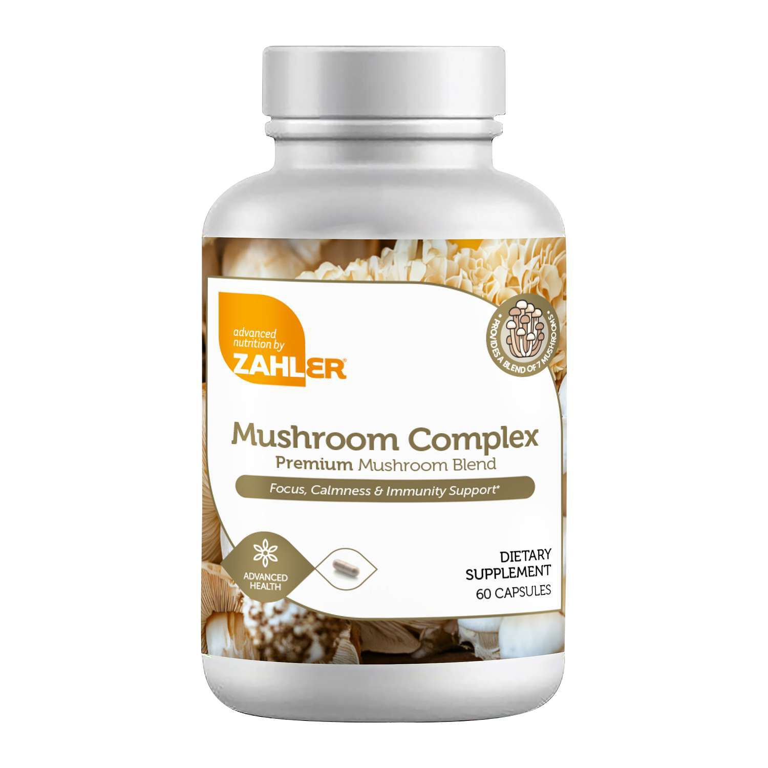 Mushroom Complex Premium Mushroom Blend - 60 Capsules (30 Servings)