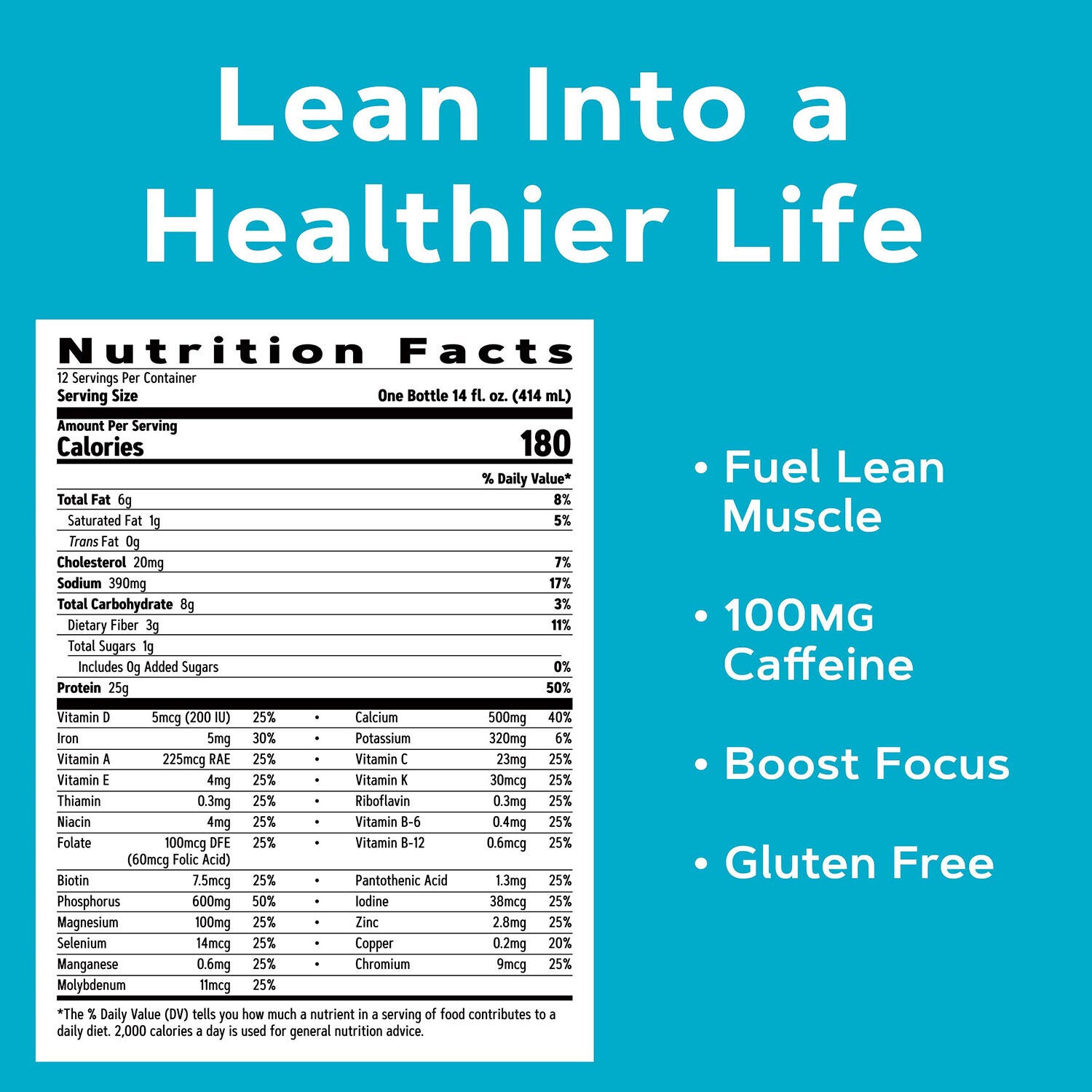 Lean Shake&trade; Burn - Chocolate Mocha - 14oz. (12 Bottles) Chocolate Mocha | GNC