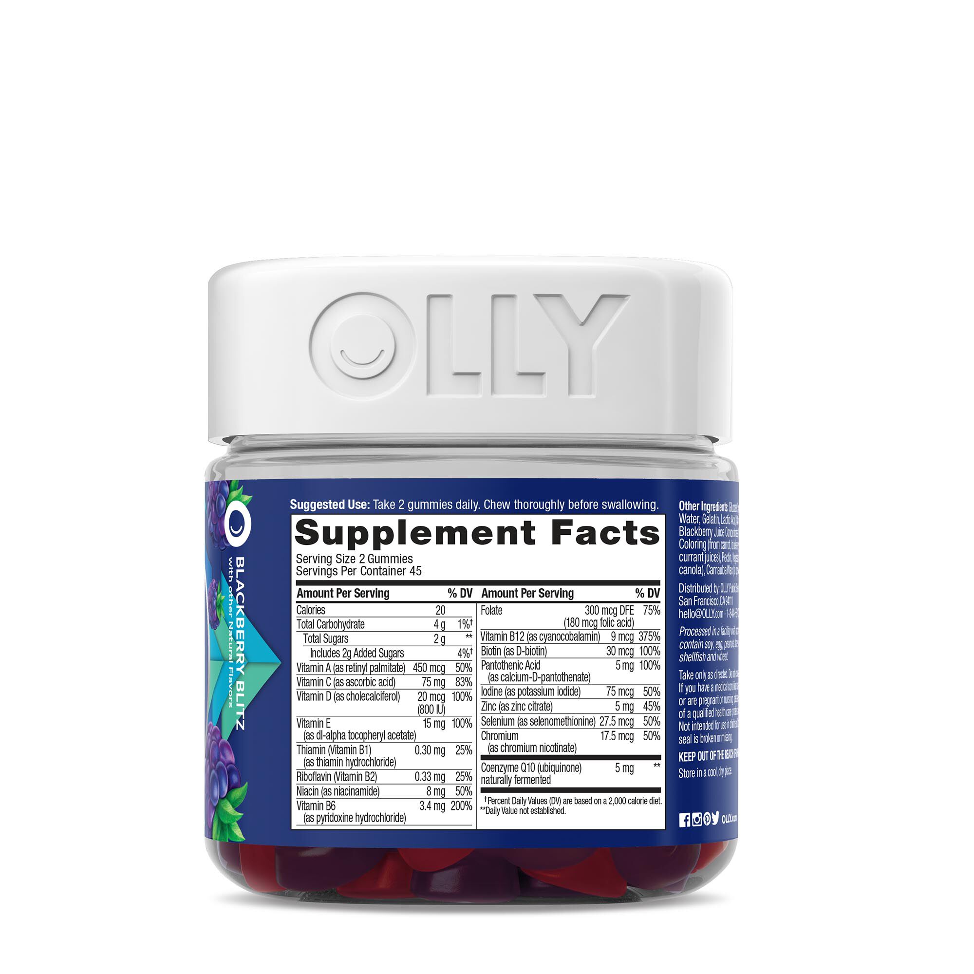 Men's Multi Gummies - Blackberry Blitz - 90 Gummies (45 Servings)  | GNC