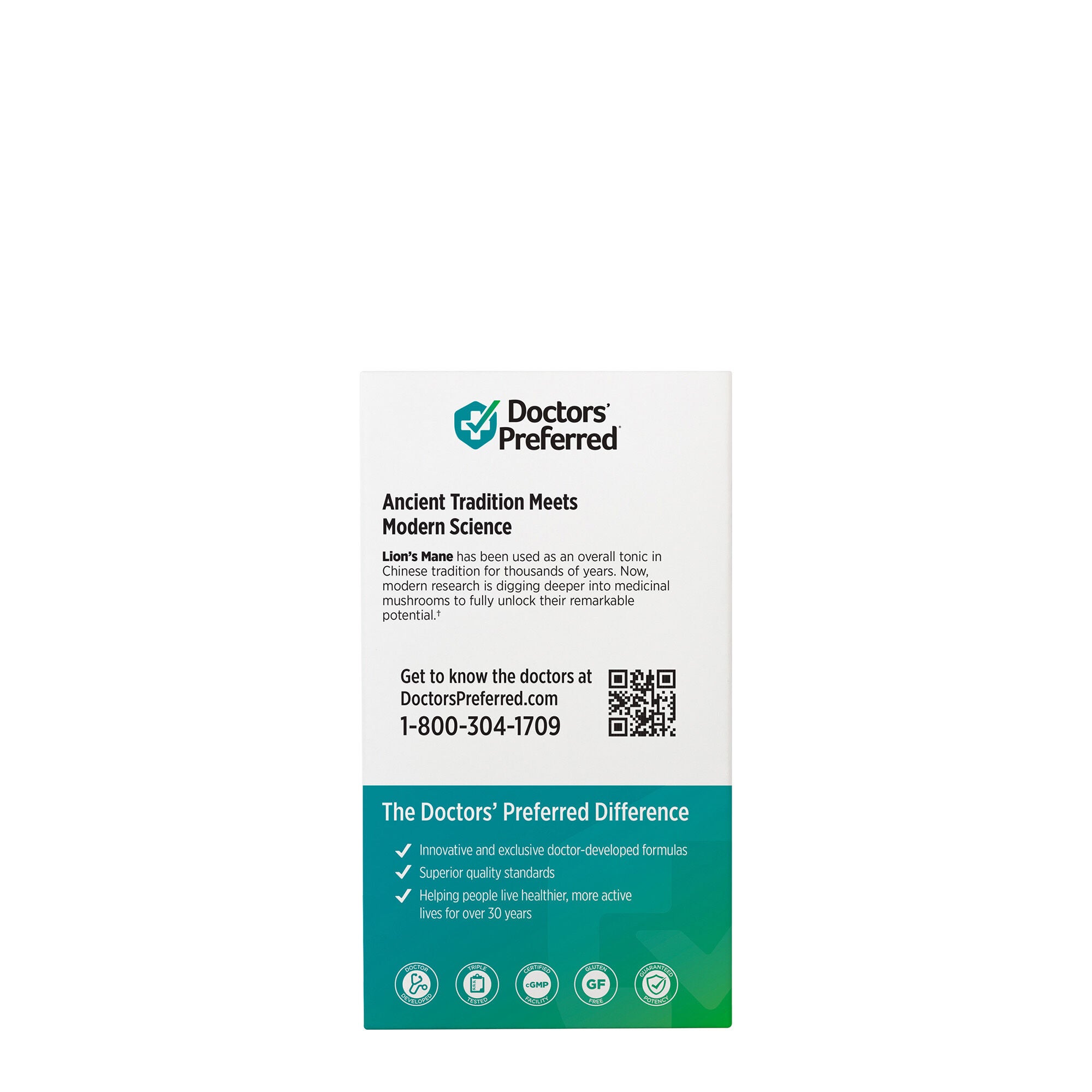 Lion's Mane Mushroom 1000mg - 60 Vegan Capsules (30 Servings)  | GNC