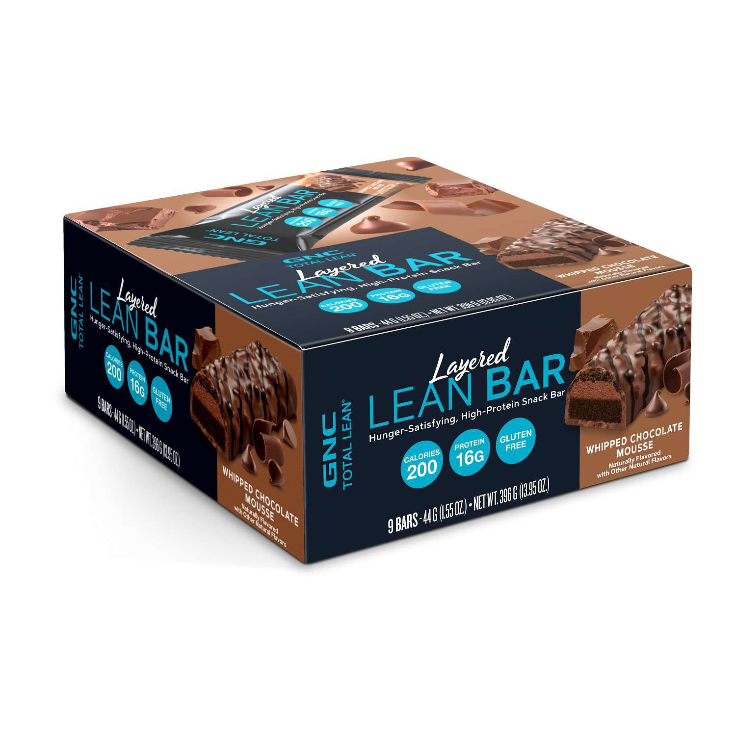 Layered Lean Bar - Whipped Chocolate Mousse (9 Bars)