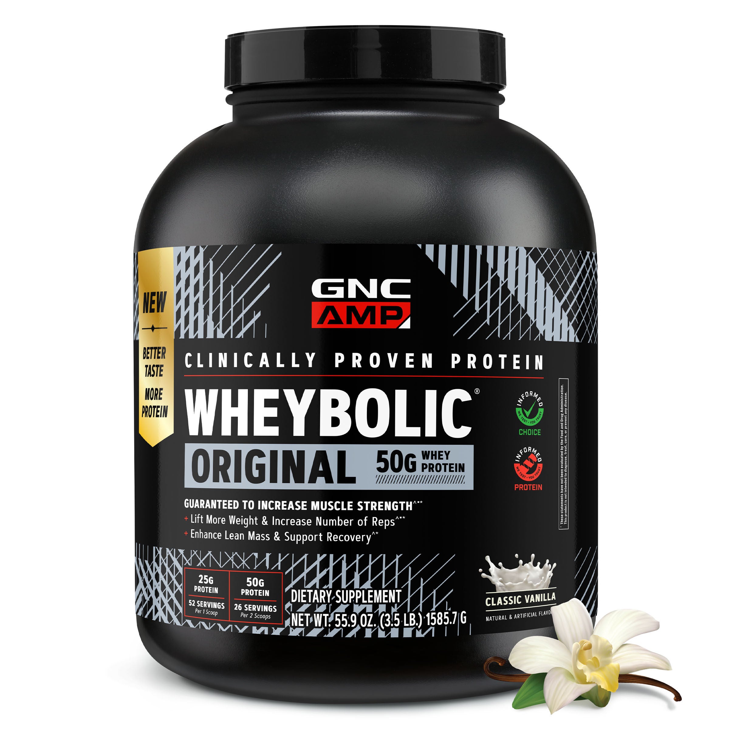 New Wheybolic - Classic Vanilla (52 Servings) Classic Vanilla | GNC