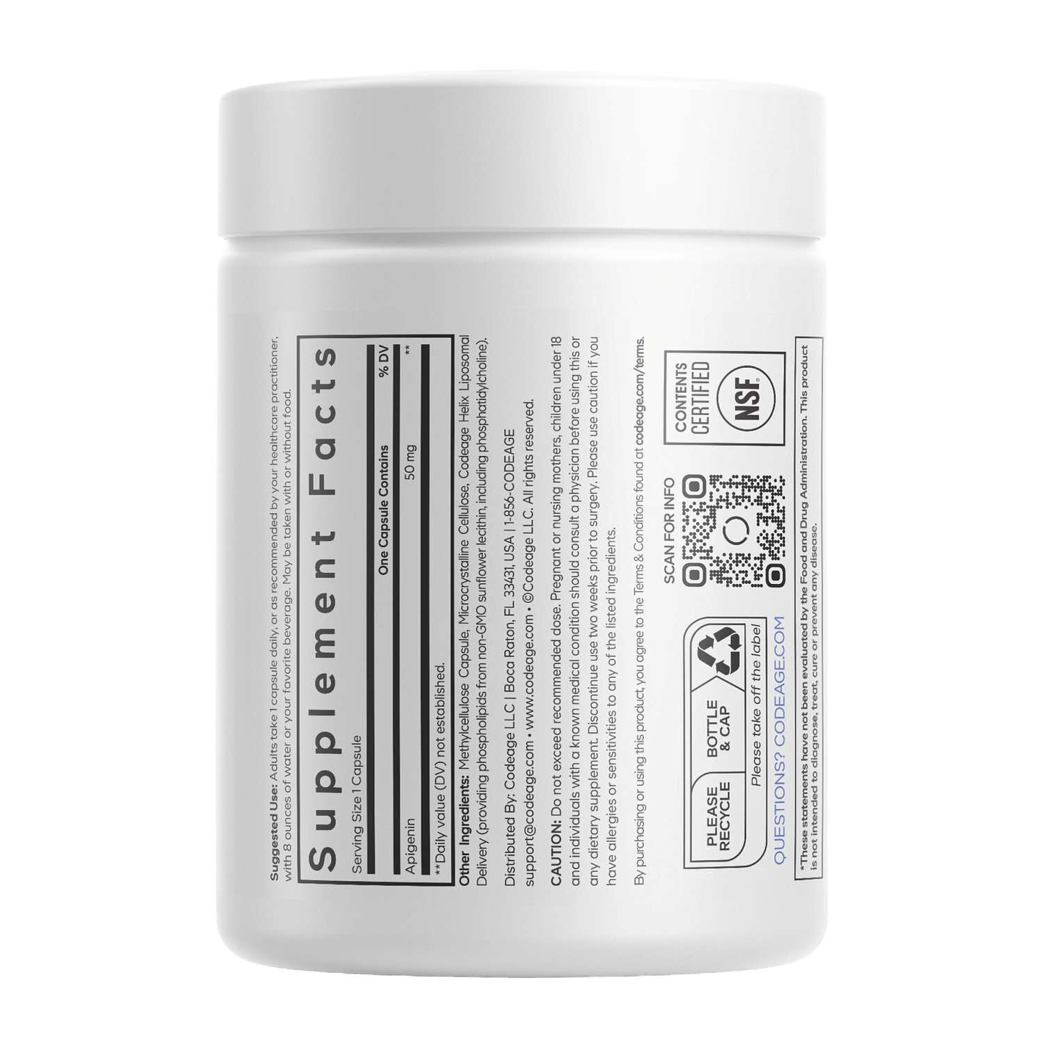 Liposomal Apigenin - 90 Capsules (90 Servings)