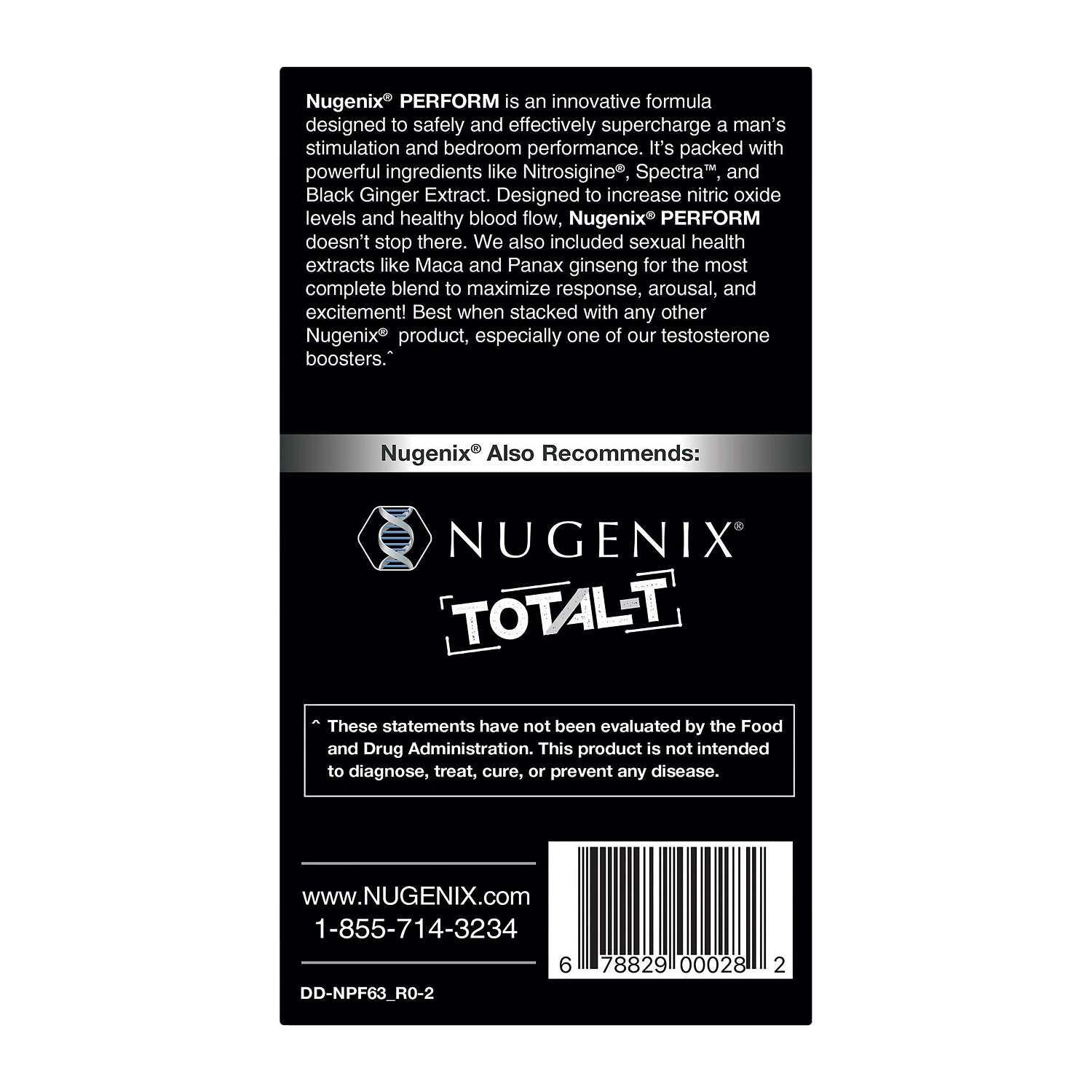 Perform: Sexual Vitality Booster - 63 Tablets (21 Servings)  | GNC