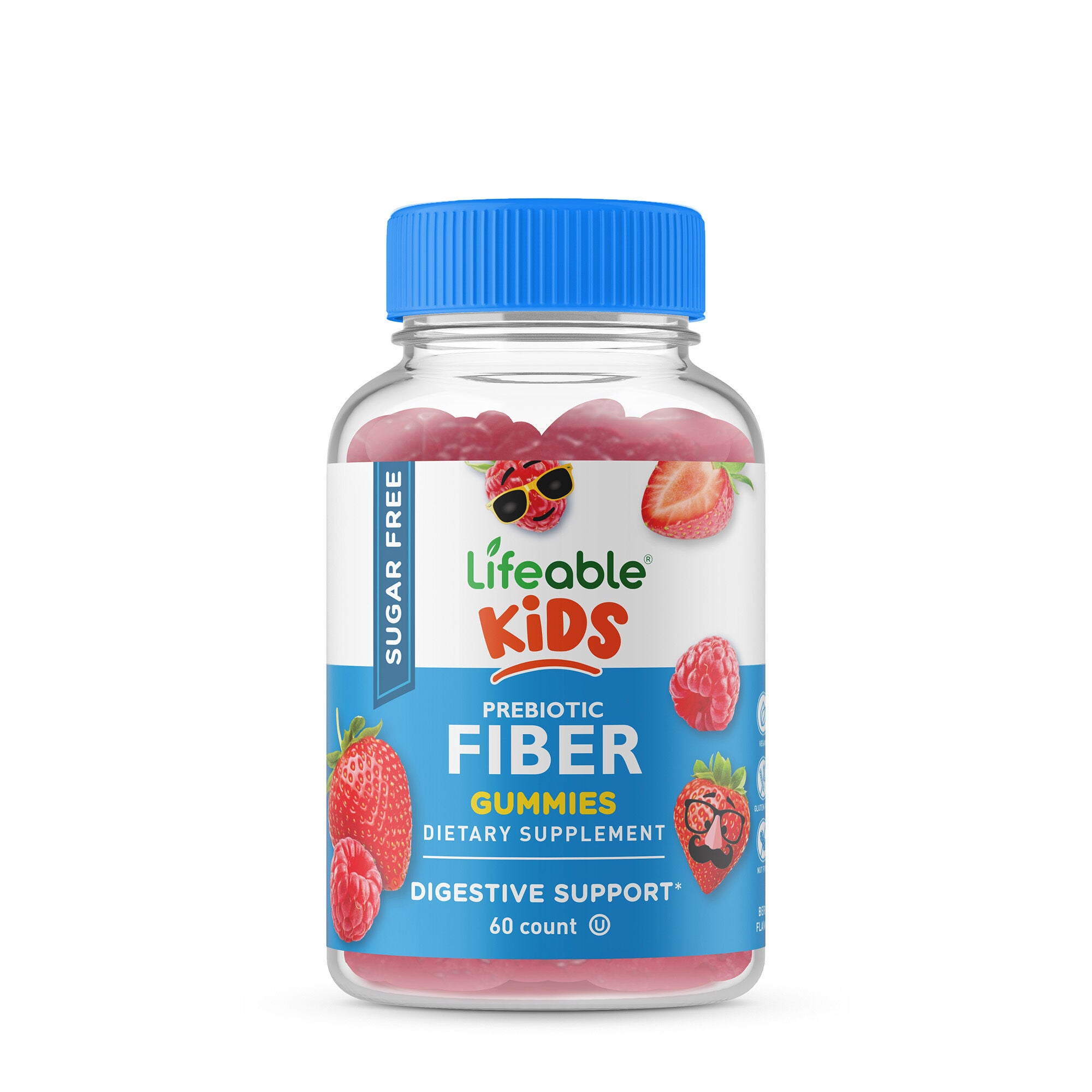 Kids Sugar Free Prebiotic Fiber - 60 Gummies (60 Servings)  | GNC
