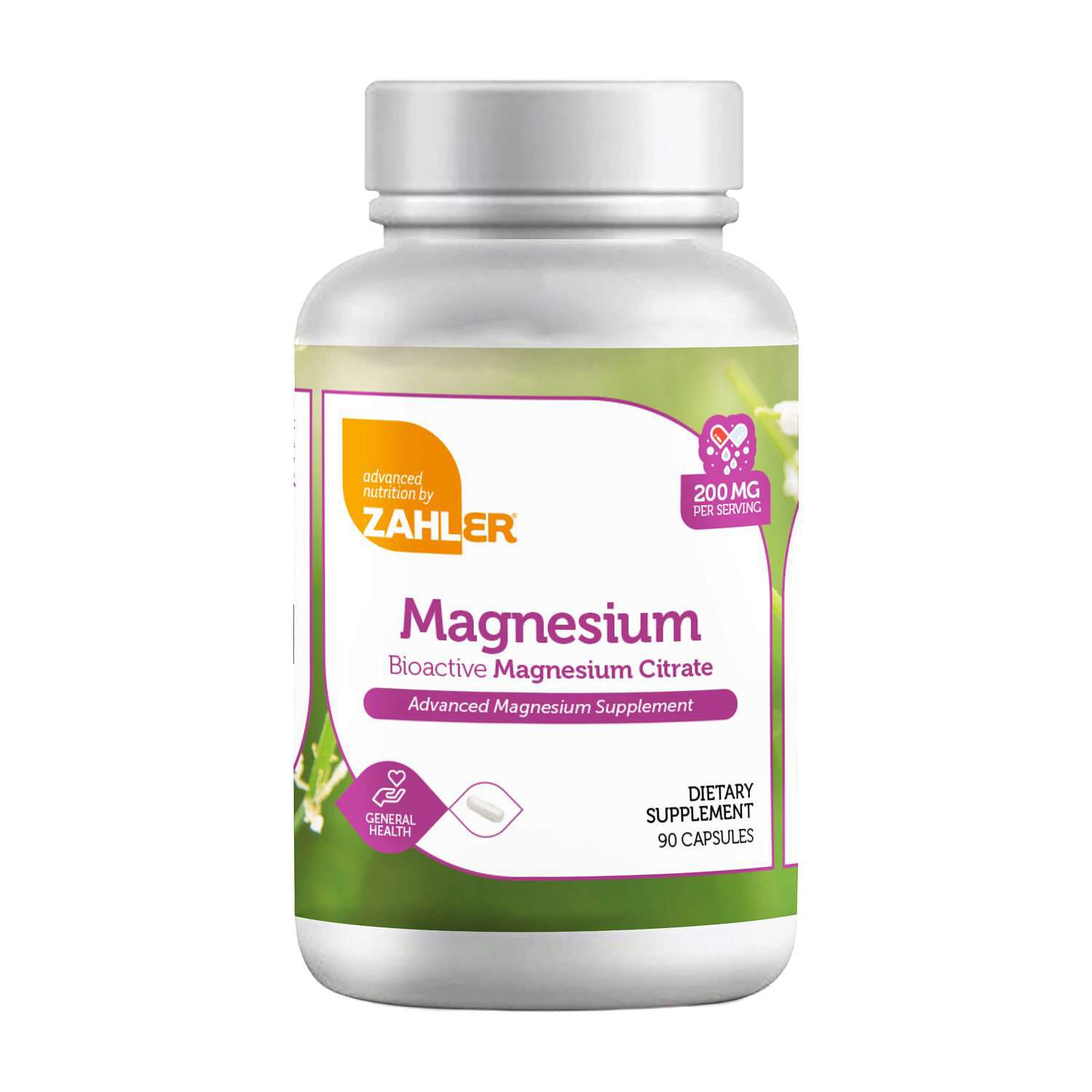 Magnesium Citrate - 90 Capsules (90 Servings)  | GNC