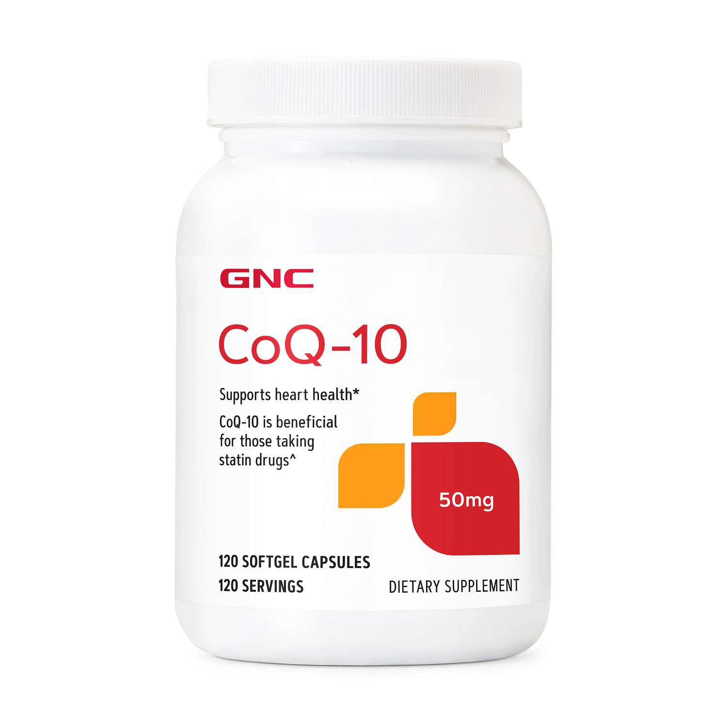 CoQ-10 50mg - 120 Softgels (120 Servings)  | GNC