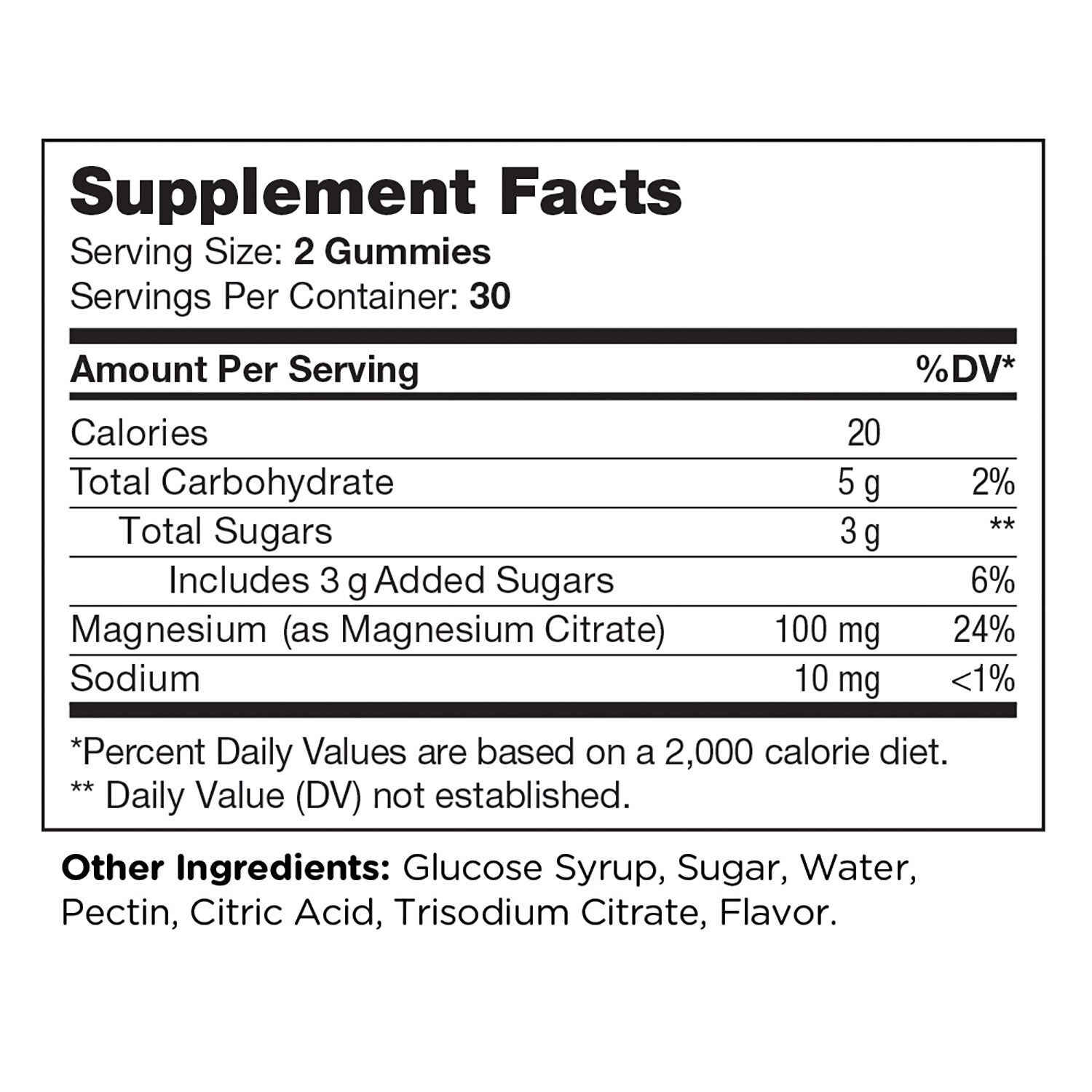 Chapter One&trade; M Is For Magnesium - Apple - 60 Gummies (30 Servings)
