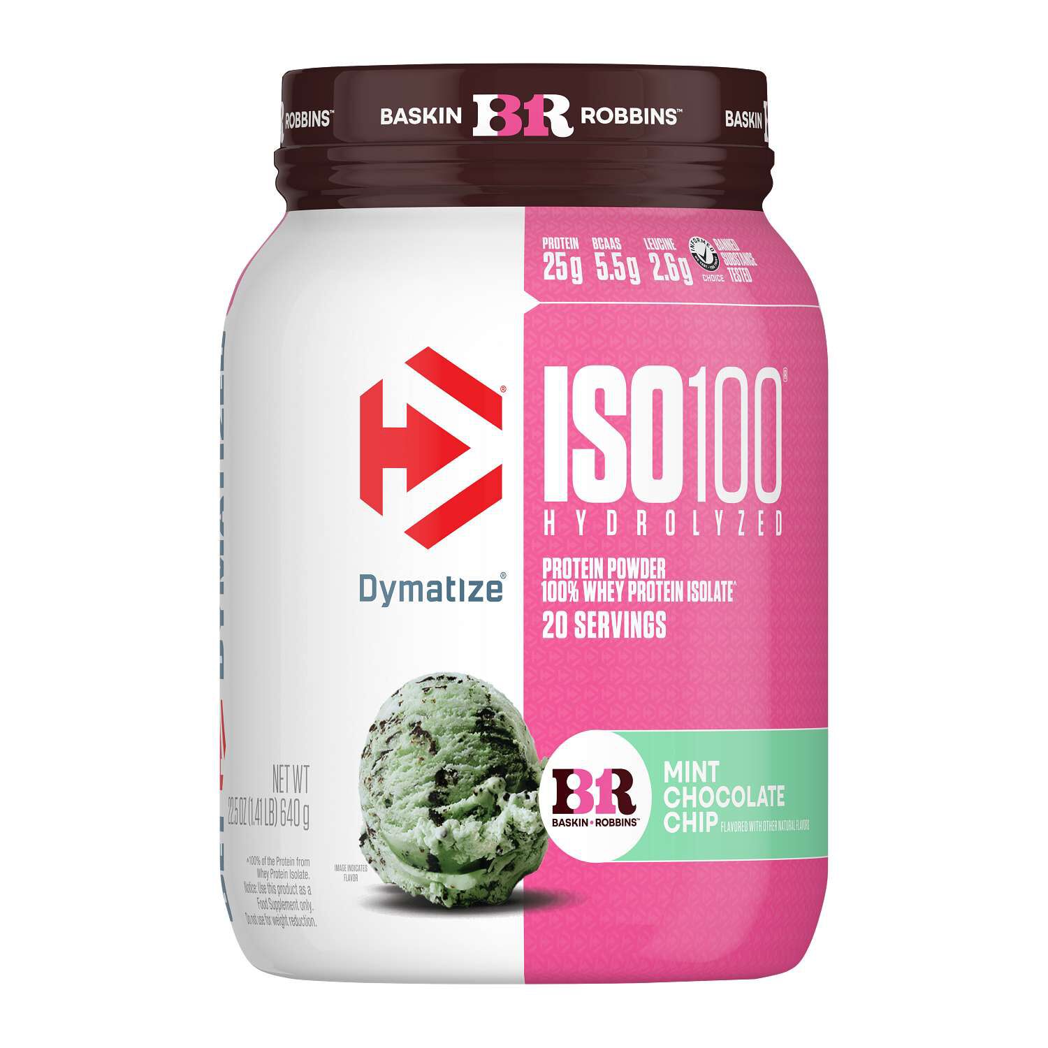 ISO100 Hydrolyzed - Baskin Robbins&trade; Mint Chocolate Chip (20 Servings)