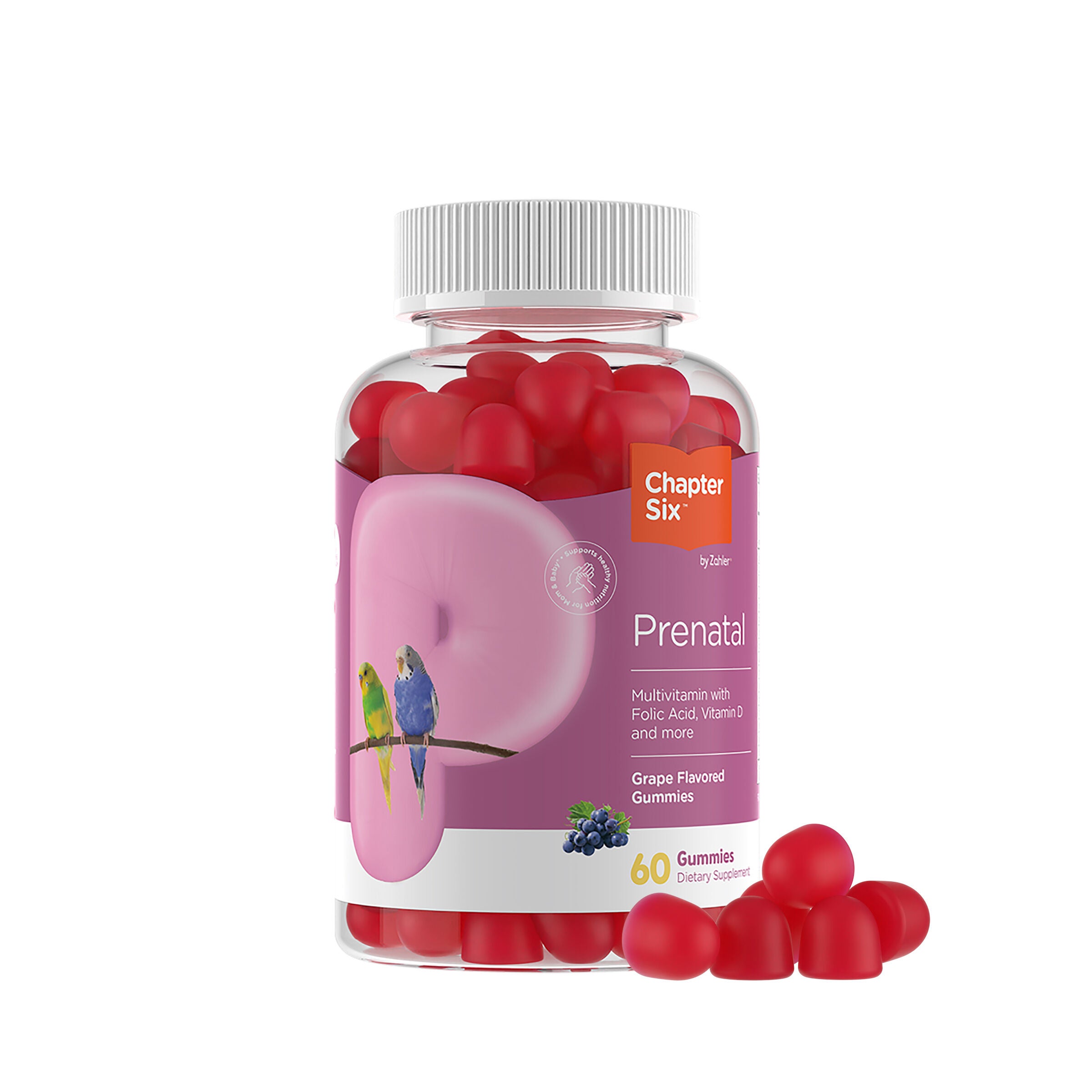 Chapter Six: Prenatal - Grape - 60 Gummies (30 Servings)  | GNC