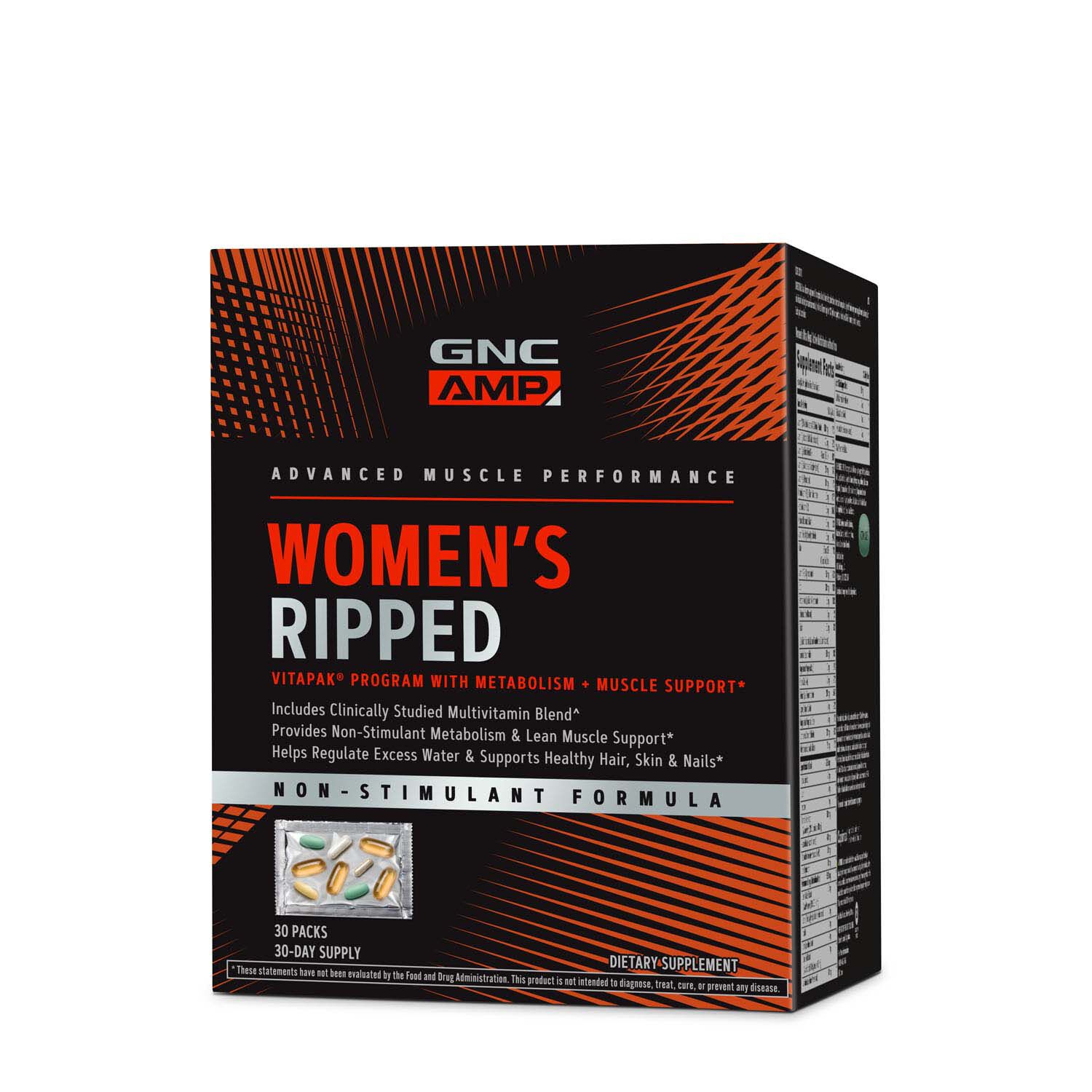GNC AMP Women's Ripped VitaPak® Program With Metabolism + Muscle