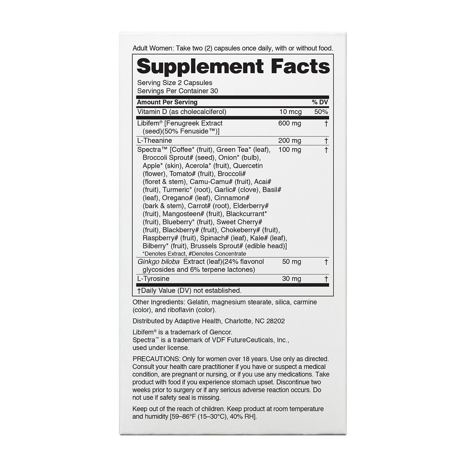 Libido: Women's Sexual Vitality Booster - 60 Tablets  | GNC