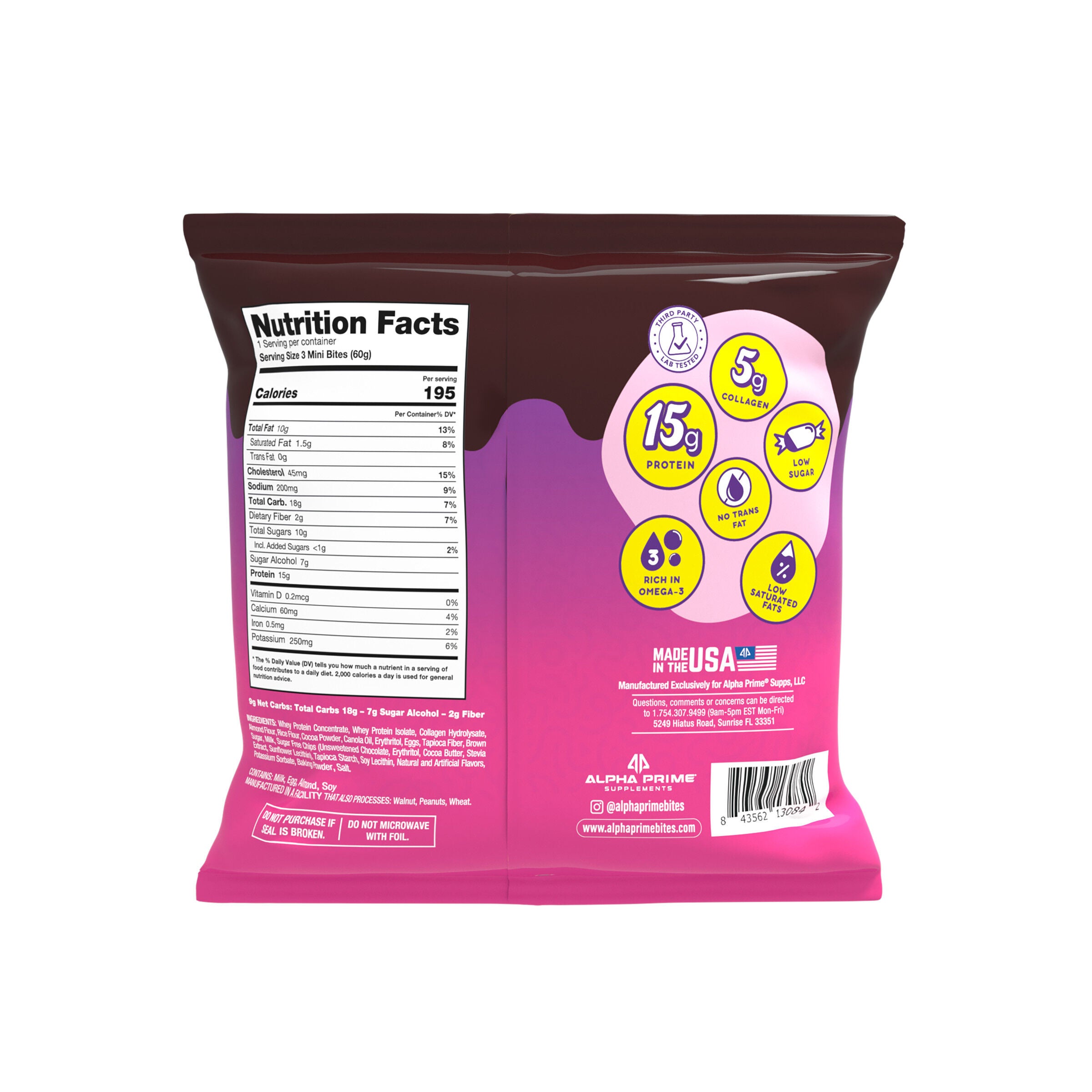 Protein Mini Muffins - Chocolate Fudge (12 Packs)  | GNC