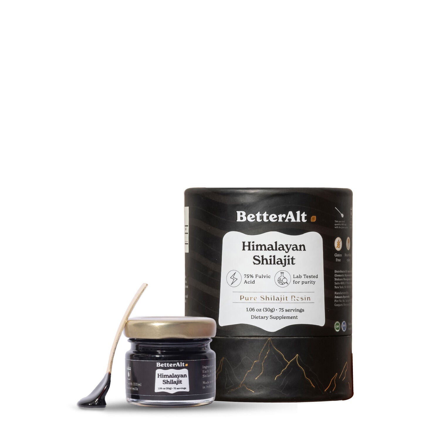 BetterAlt Himalayan Shilajit - 1.06 Oz. (75 Servings)