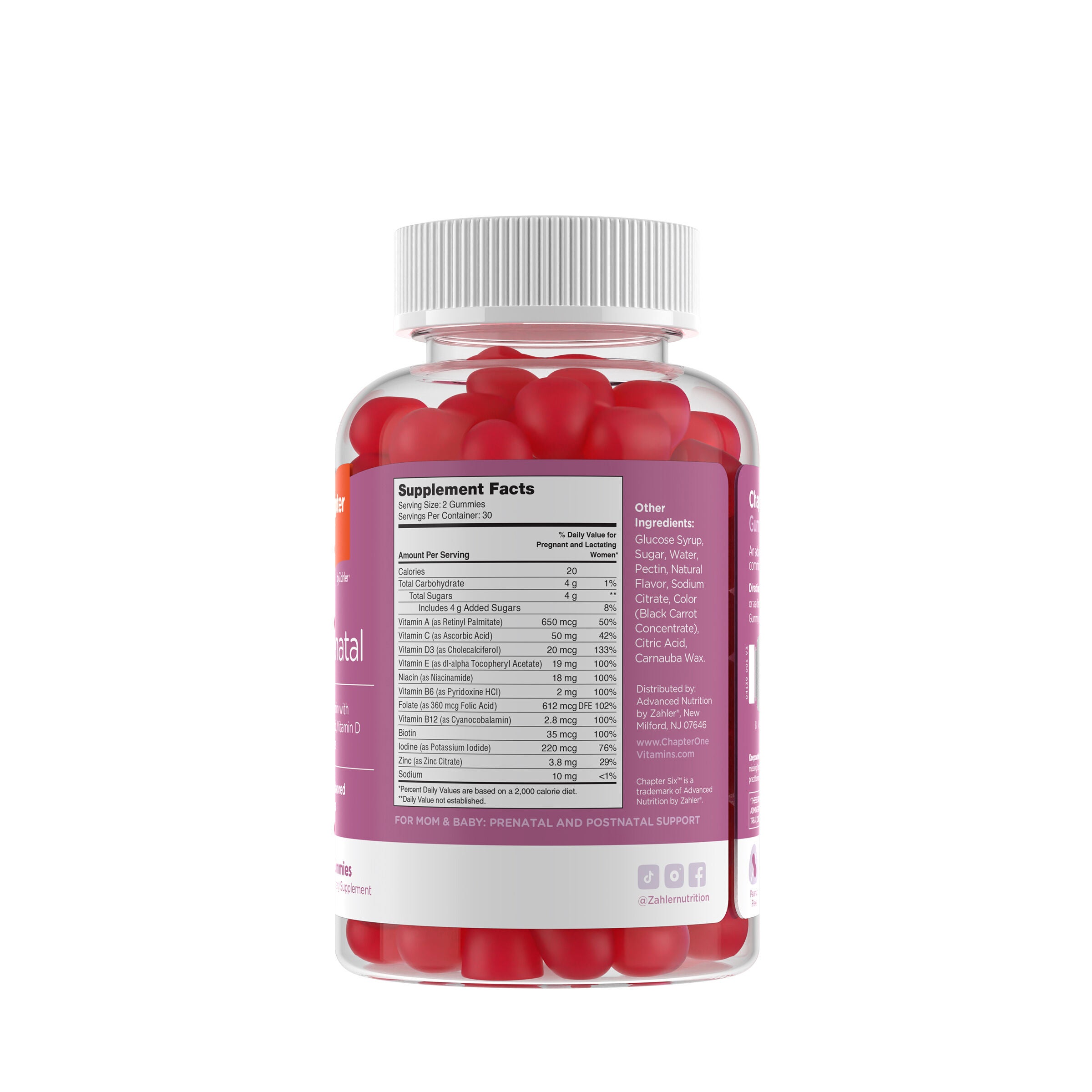 Chapter Six: Prenatal - Grape - 60 Gummies (30 Servings)  | GNC