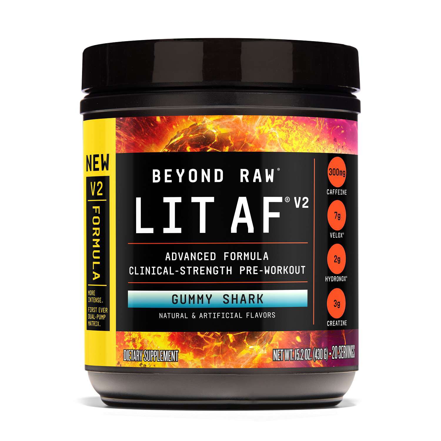 LIT AF® V2 Pre-Workout - Gummy Worm (20 Servings)