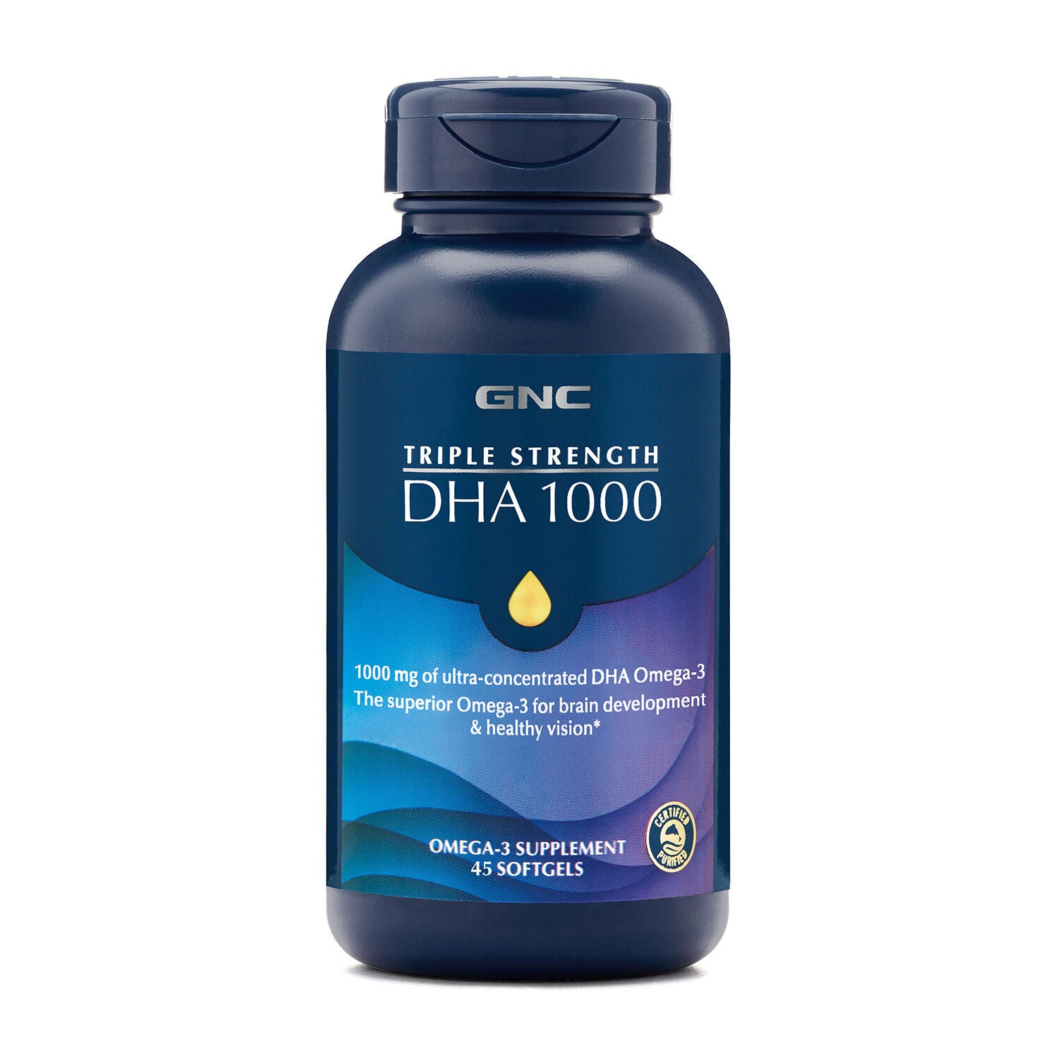 Triple Strength DHA 1000 - 45 Softgels (45 Servings) | GNC