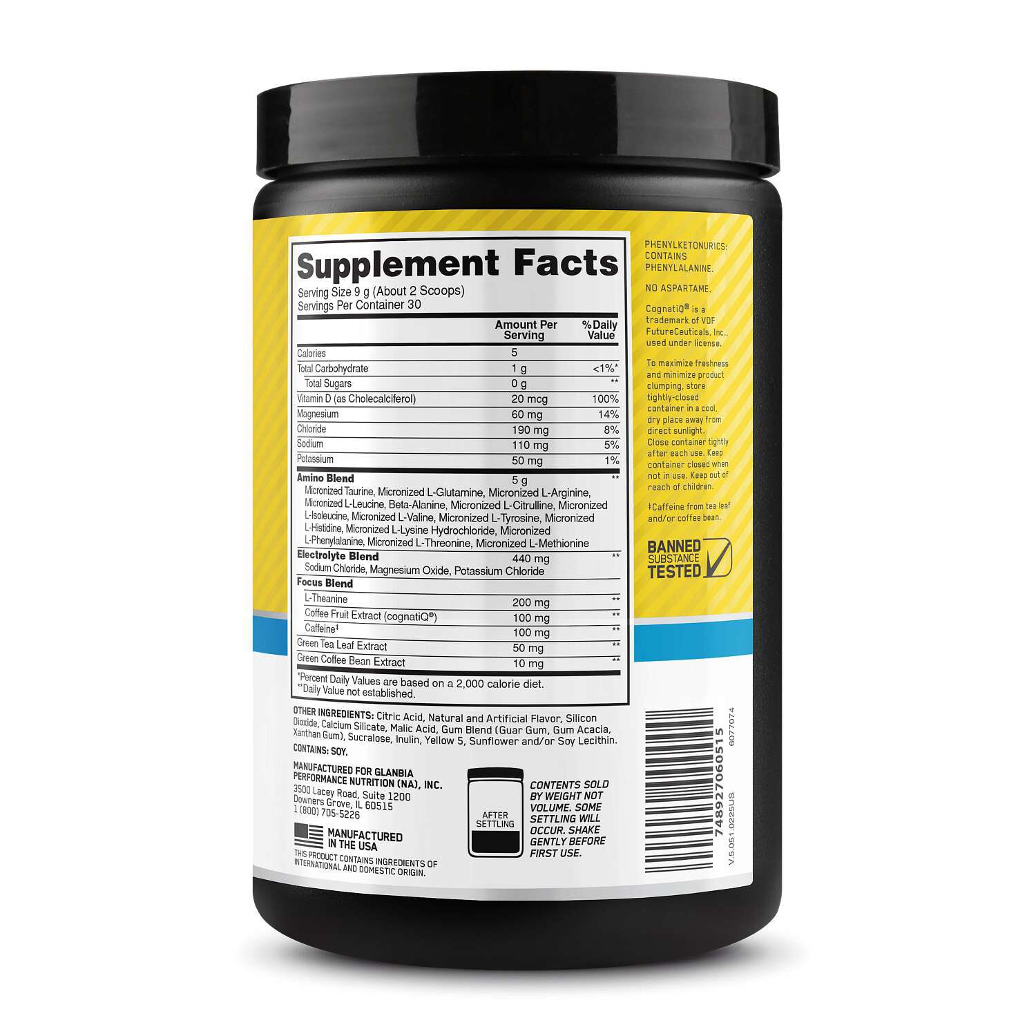 Essential AMIN.O. Energy + Electrolytes - Pineapple Twist&nbsp;(30 Servings) Pineapple Twist | GNC