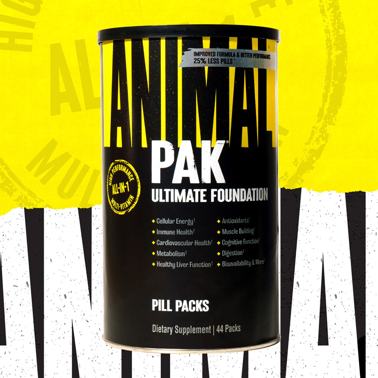 Animal Pak Ultimate Foundation Pill Packs - 44 Packs &#40;22 Servings&#41;  | GNC