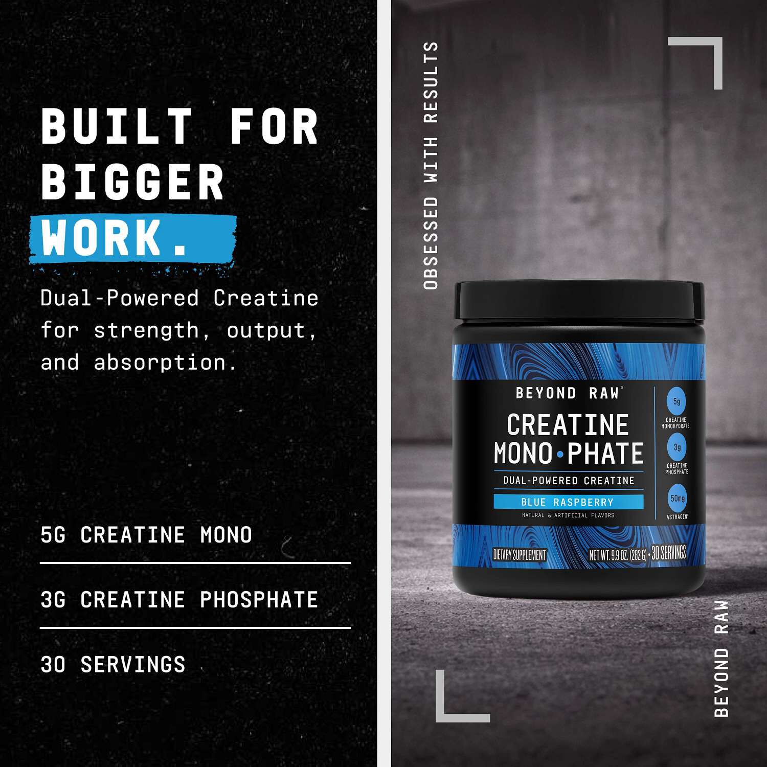 Creatine Monophate - Blue Raspberry (30 Servings) Blue Raspberry | GNC