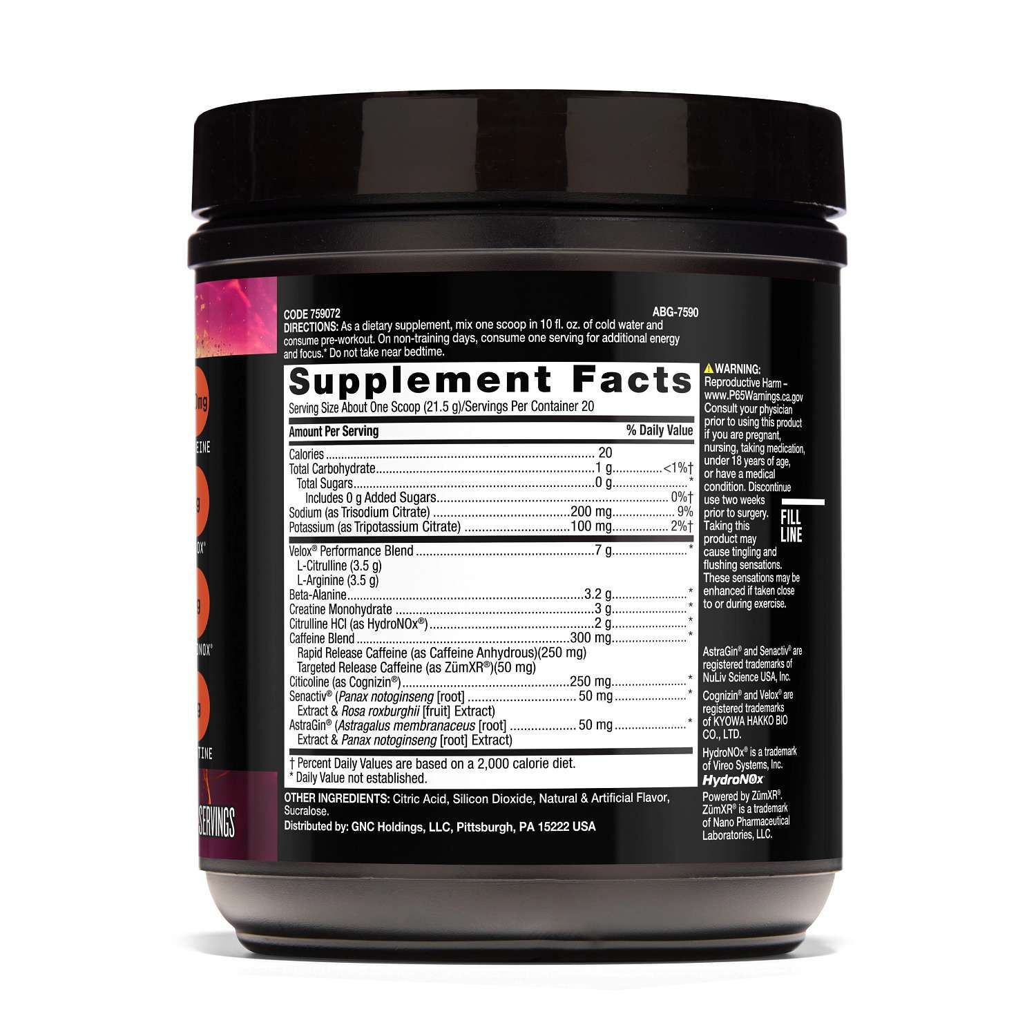 LIT AF&reg; V2 Pre-Workout - Tiger's Blood&nbsp;(20 Servings) Tiger's Blood | GNC