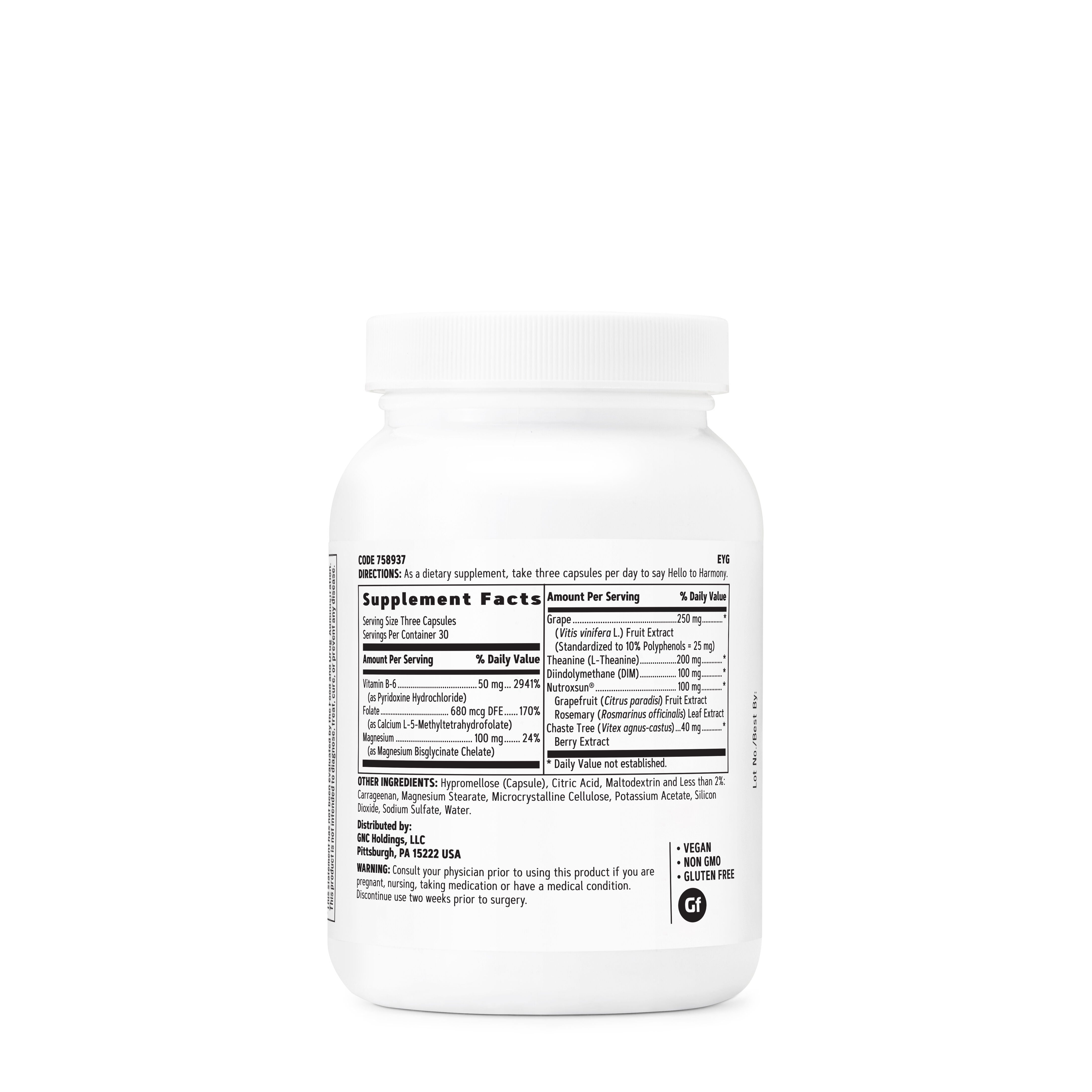 Hello Harmony - 90 Capsules (30 Servings)  | GNC