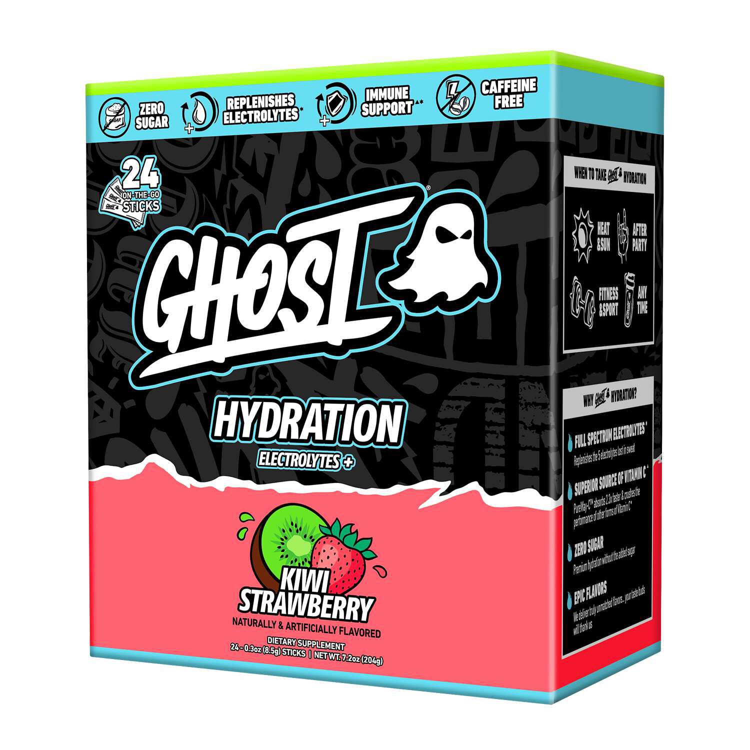 Hydration Sticks - Strawberry Kiwi (24 Stick Packs) Strawberry Kiwi | GNC