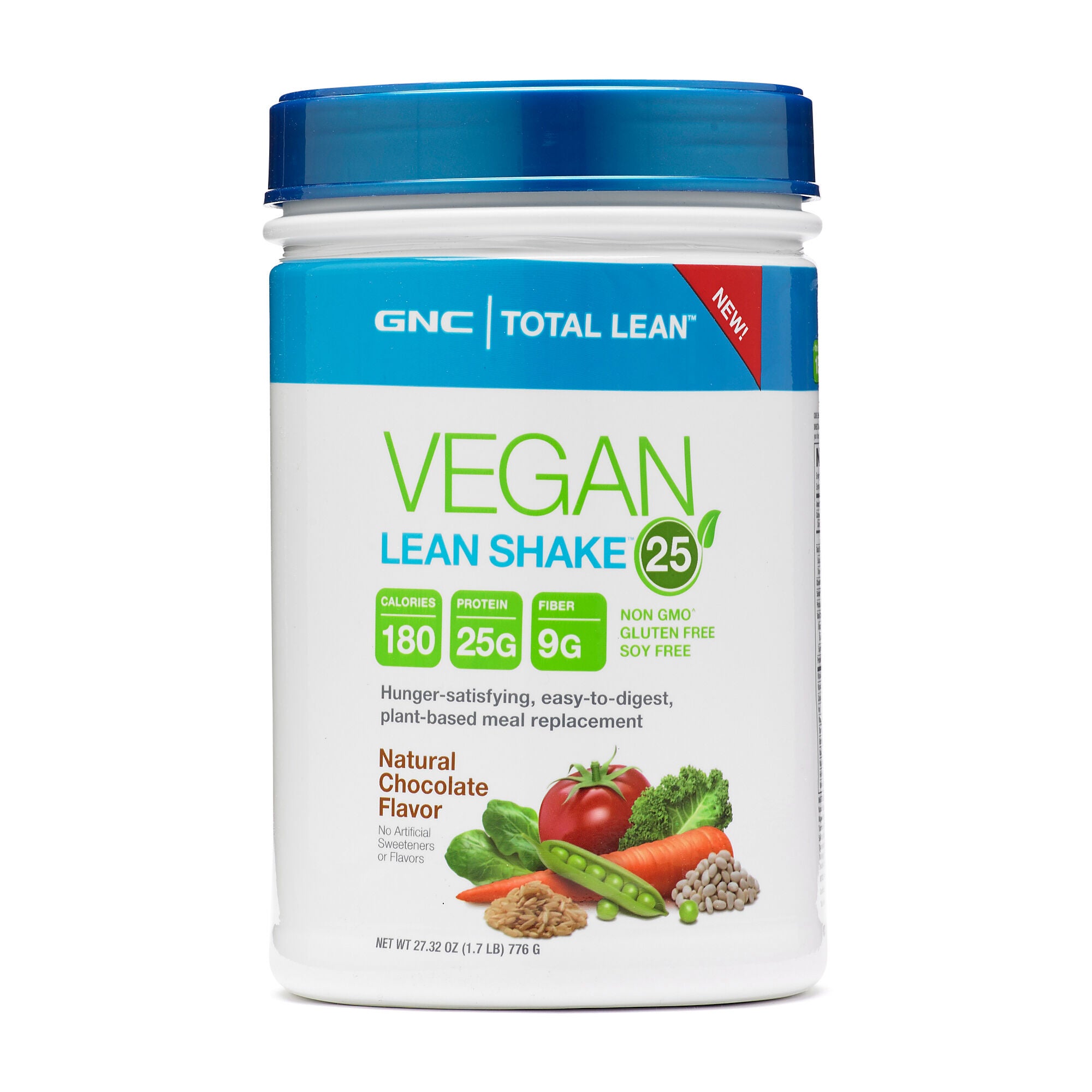 Gnc Total Lean Vegan Lean Shake 25 Natural Chocolate Gnc