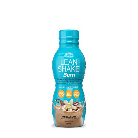 GNC Total Lean Lean Shake Burn Vanilla Latte Bottle