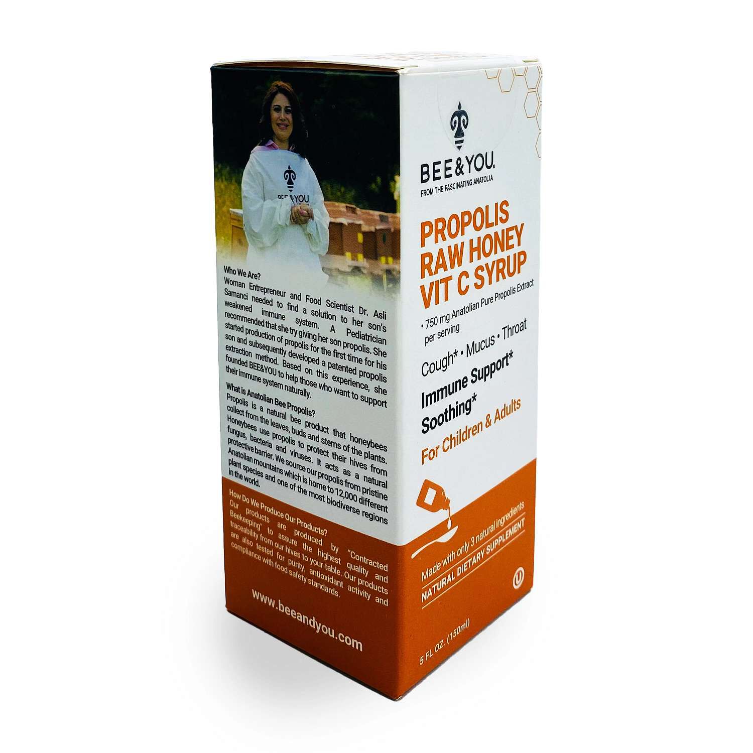 Propolis Raw Honey Vit C Syrup - 5 oz. (10 Servings)  | GNC