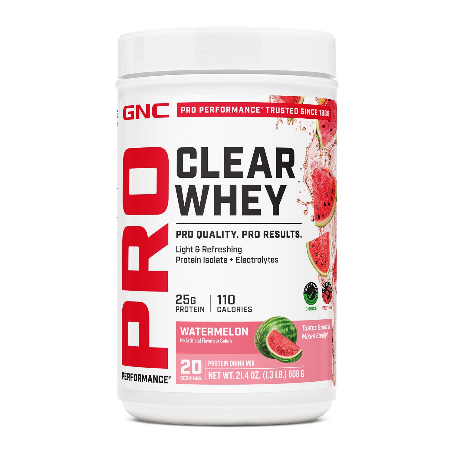 Clear Whey Protein - Watermelon (20 Servings) | GNC