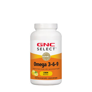 Omega 3-6-9 - Lemon - 120 Softgels &#40;40 Servings&#41;  | GNC