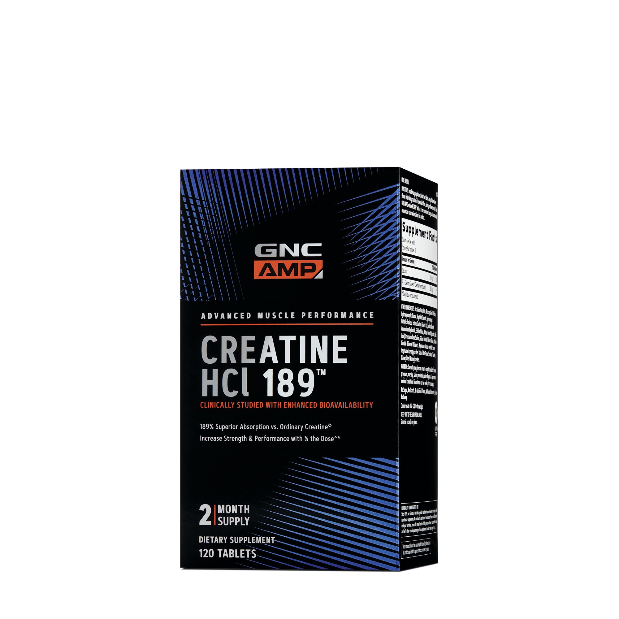 Gnc Amp Creatine Hcl 189 120 Tabets Gnc