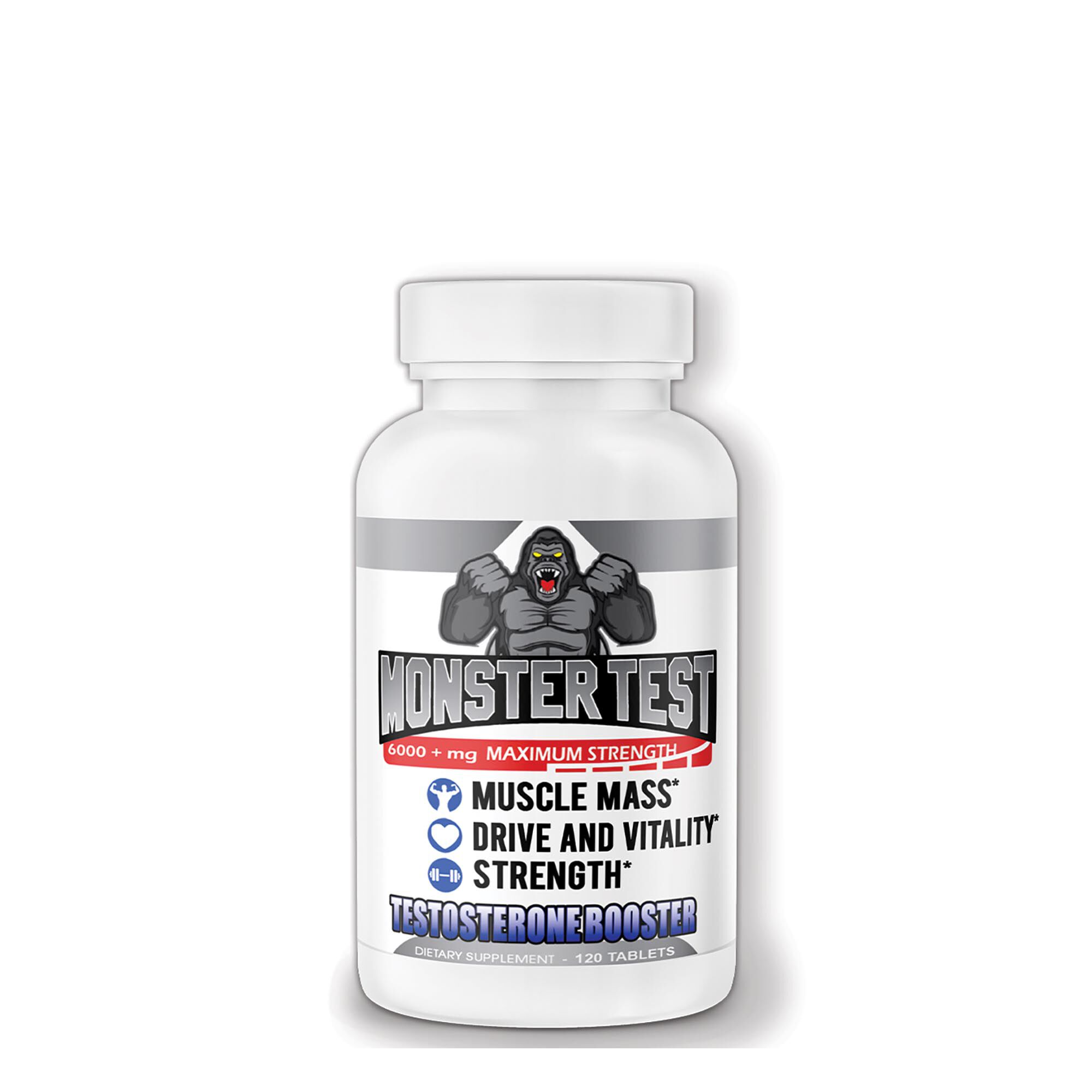 Monster Test - Testosterone Booster - 120 Tablets | GNC