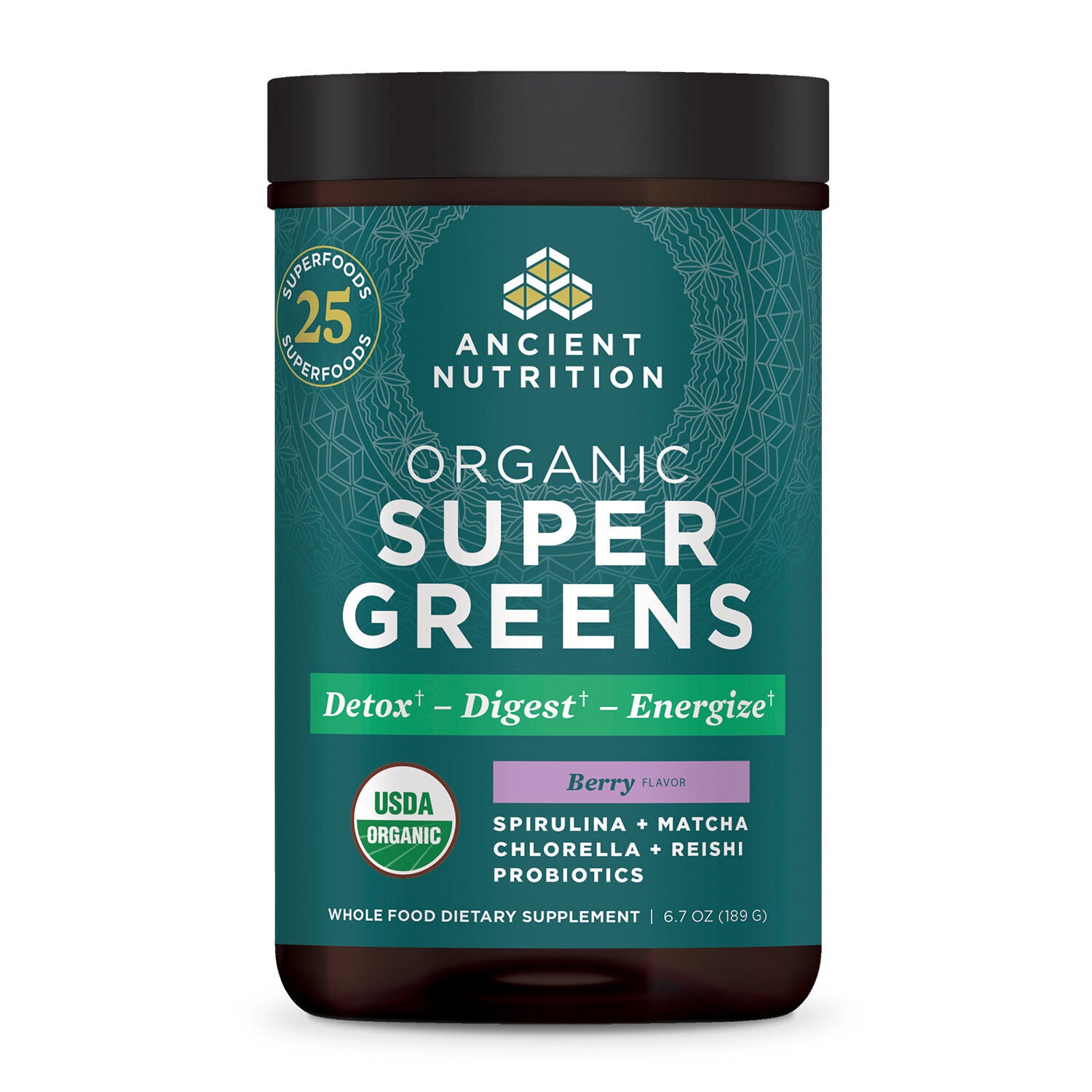 Organic Super Greens - Berry (25 Servings)  | GNC