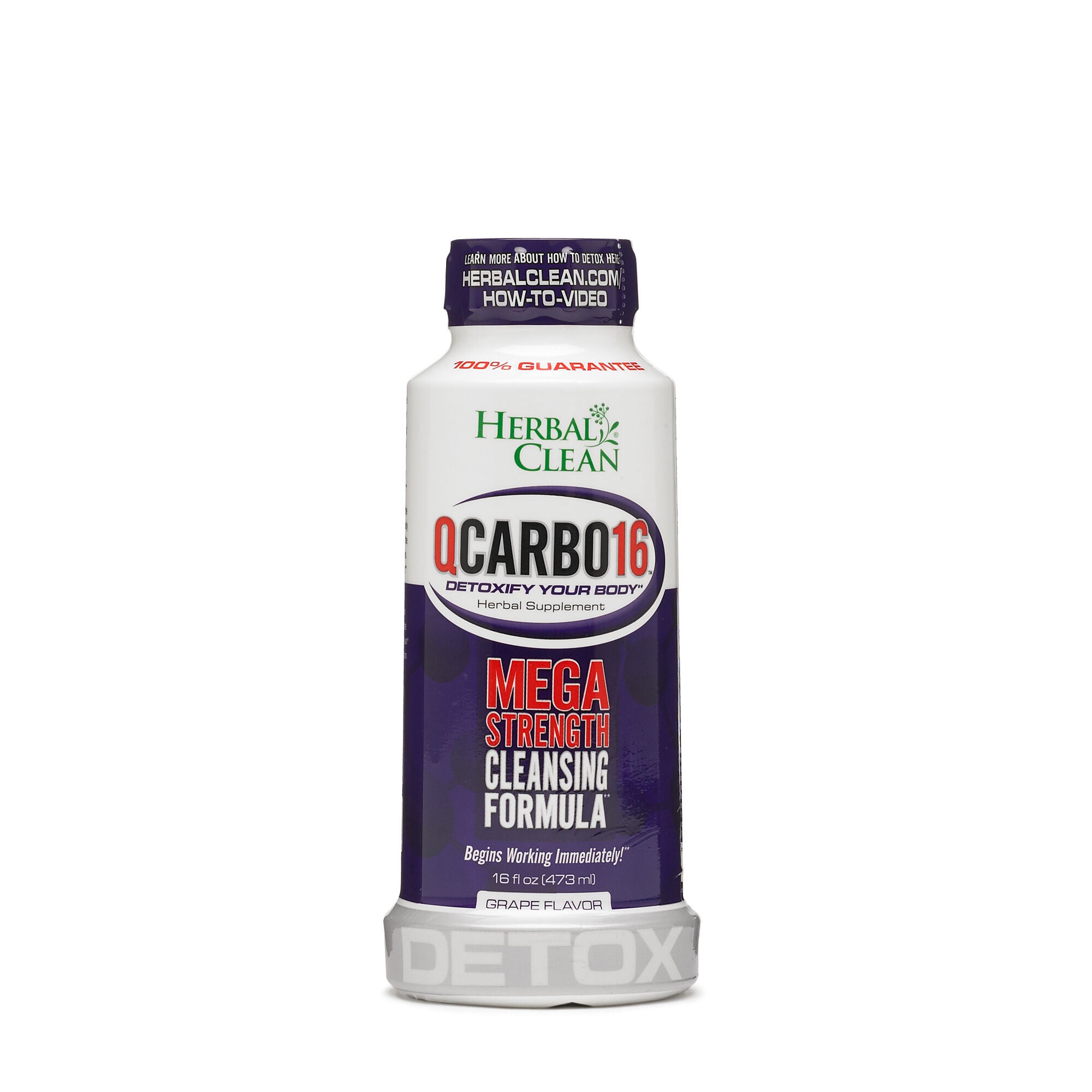 Herbal Clean Qcarbo16 Grape Gnc
