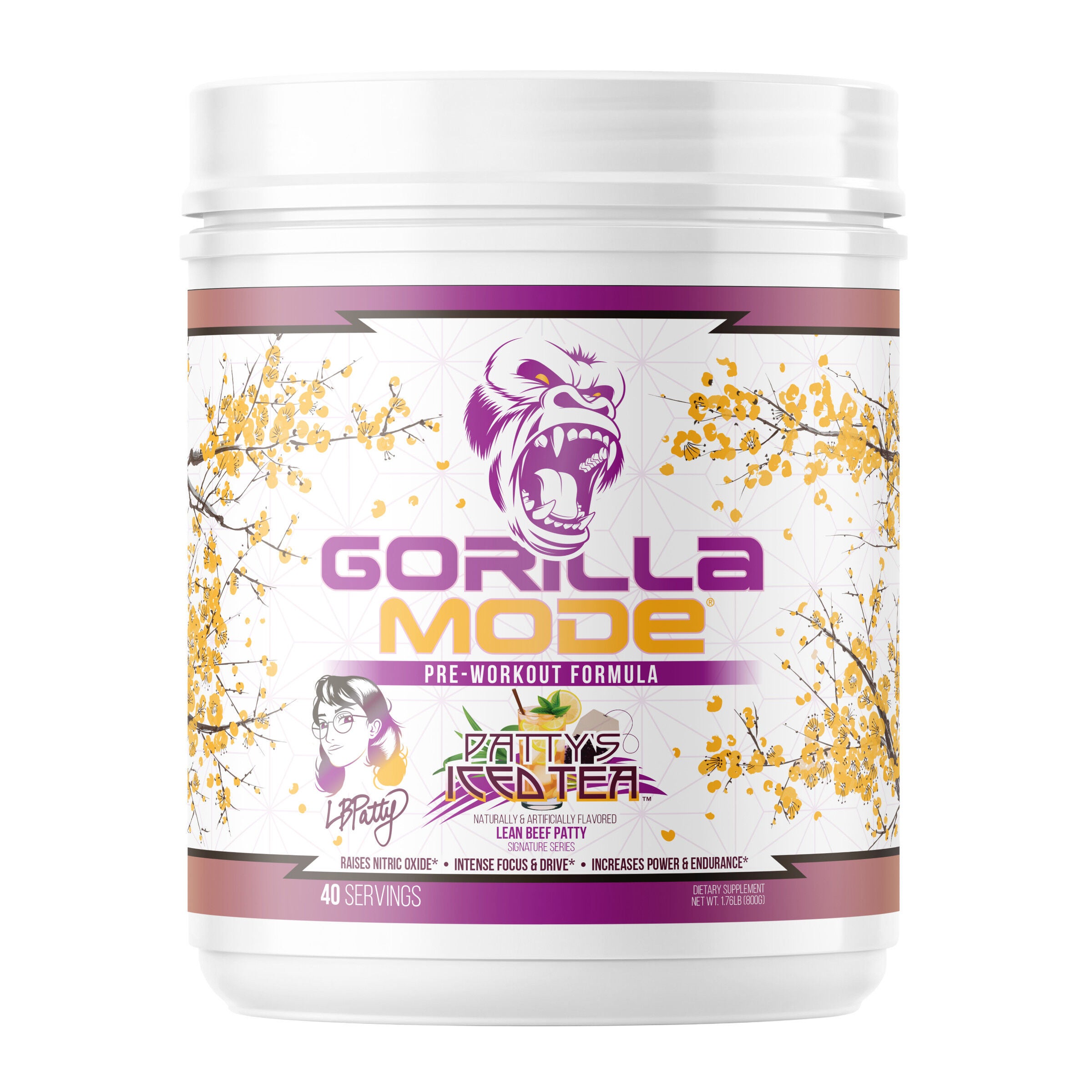 Gorilla Mode Pre-Workout - Patty's Iced Tea (40 Servings)  | GNC
