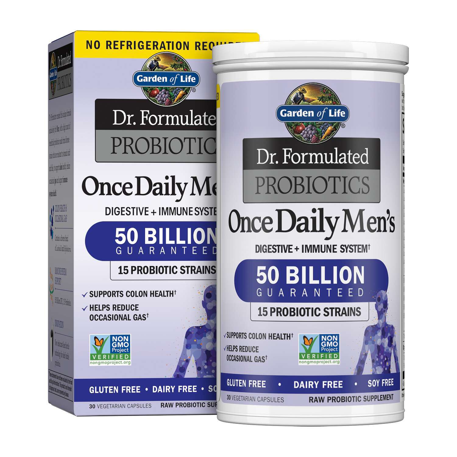 Once Daily Men's Probiotic - 30 Vegetarian Capsules (30 Servings)  | GNC