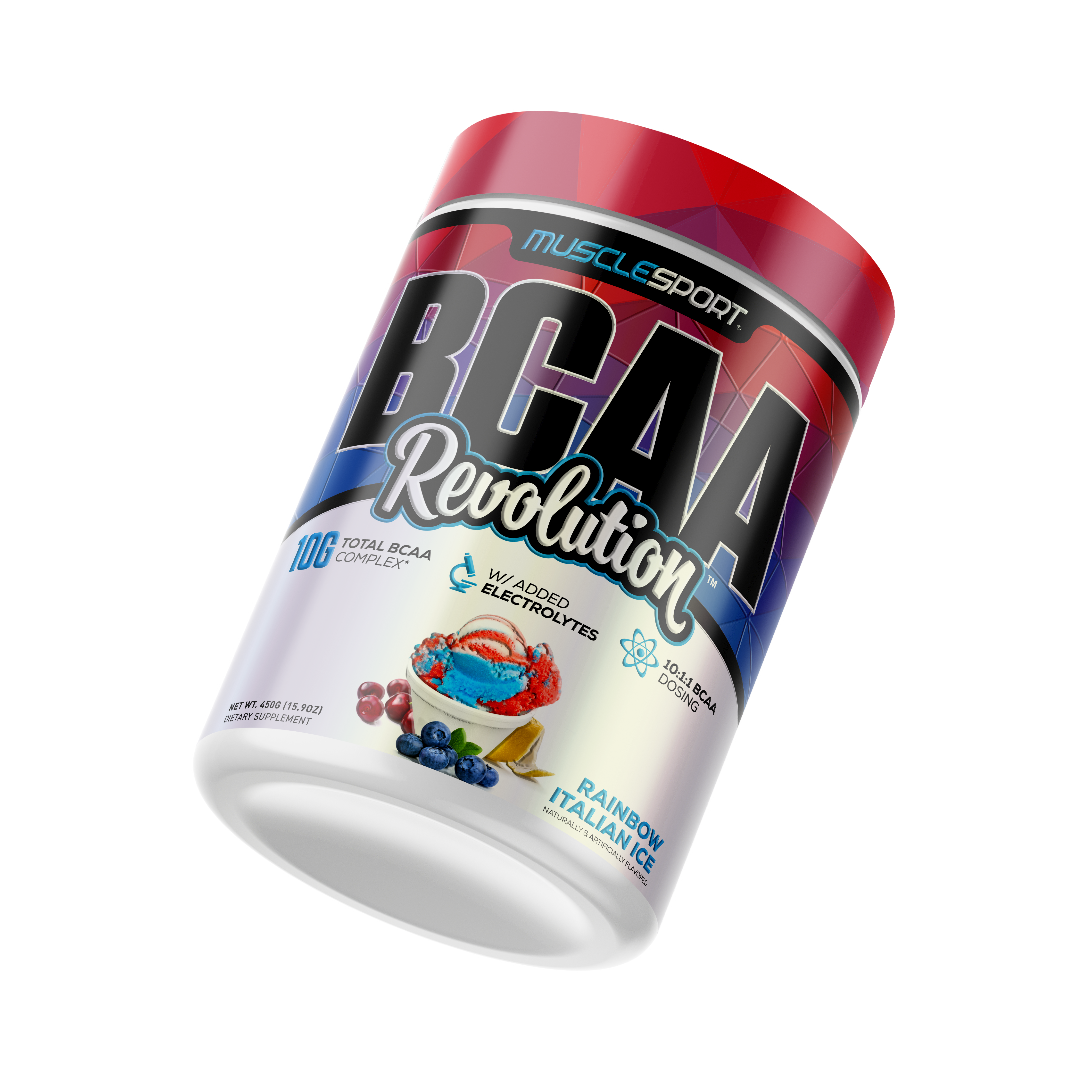 MuscleSport Bcaa Revolution - Rainbow Italian Ice (30 Servings)