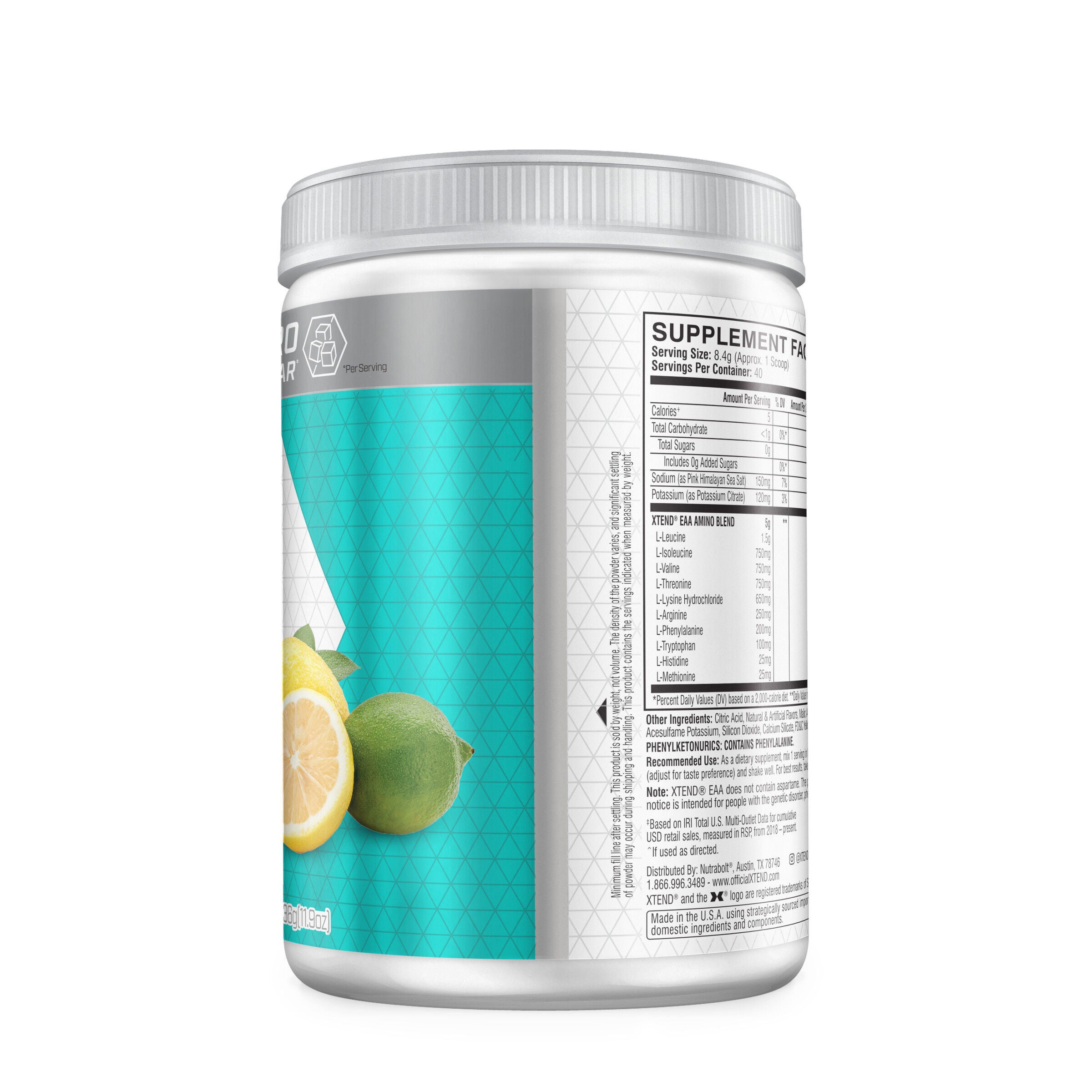 XTEND® - EAA Zero Sugar - Lemon Lime (40 Servings) | GNC XTEND® - EAA Zero Sugar - Lemon Lime (40 Servings) | GNC