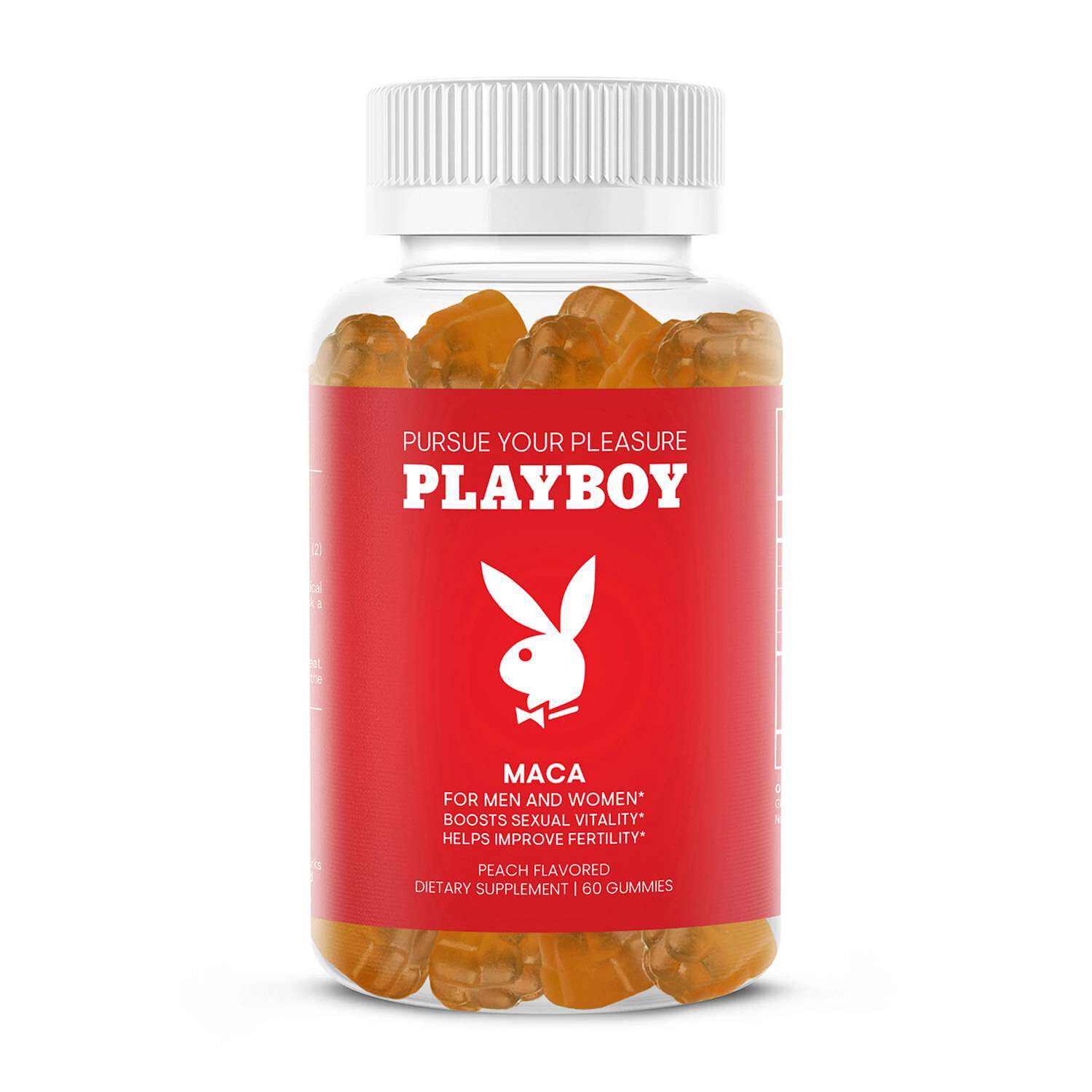 Playboy: Maca - Peach - 60 Gummies (30 Servings)  | GNC