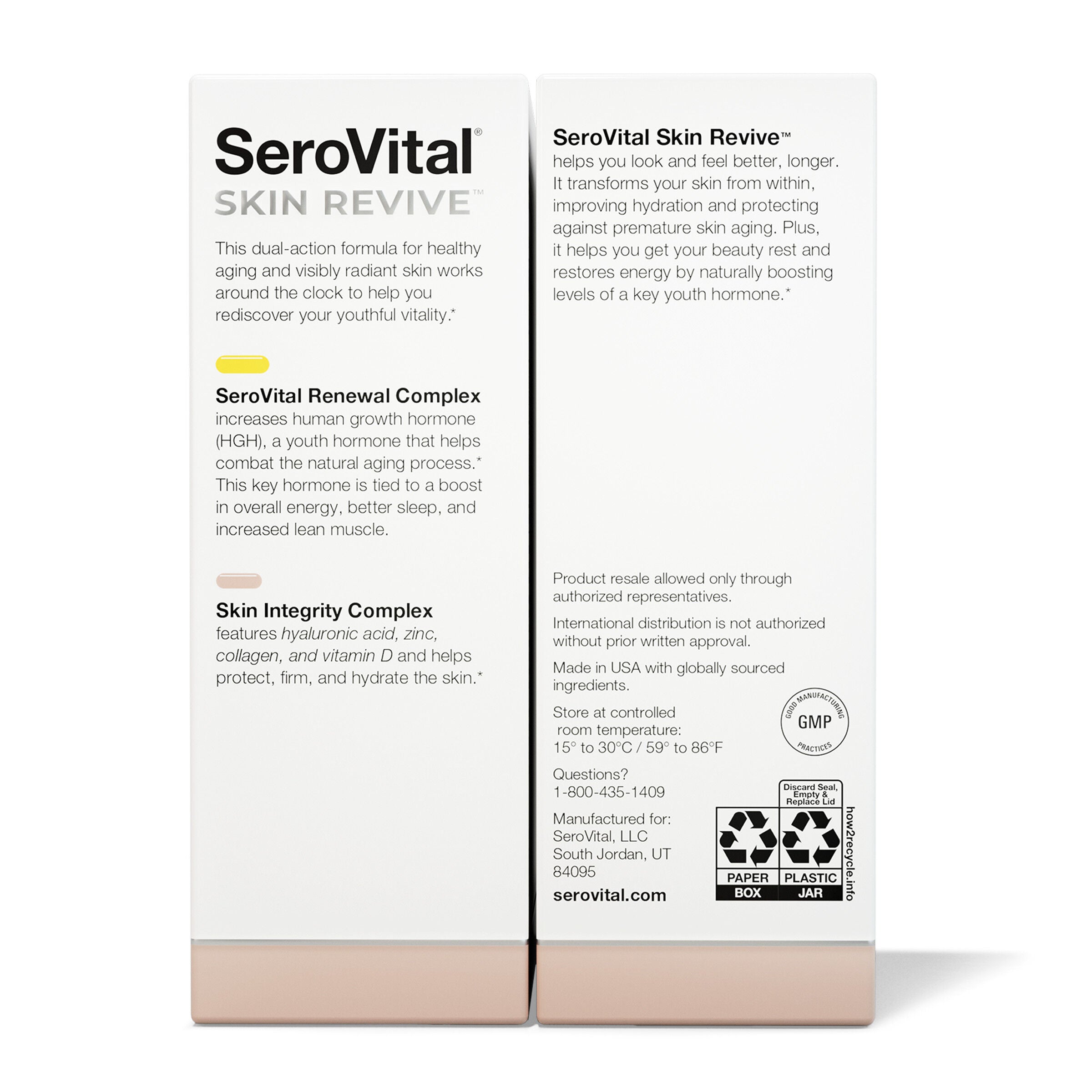 SeroVital Skin Revive - 180 Capsules (60 Servings)  | GNC