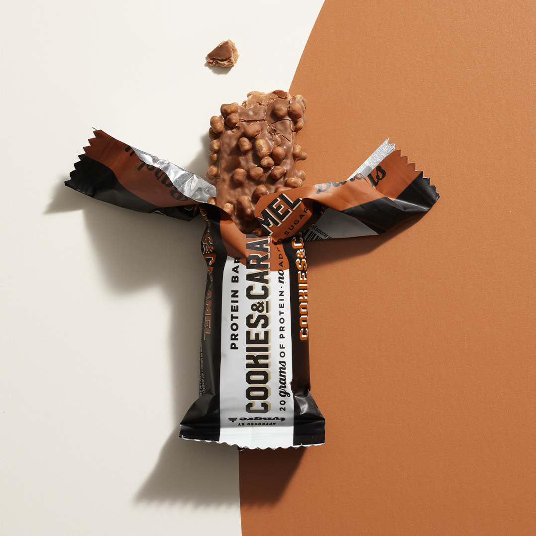 Protein Bar - Cookies &amp; Caramel (12 Bars) Cookies &amp; Caramel | GNC